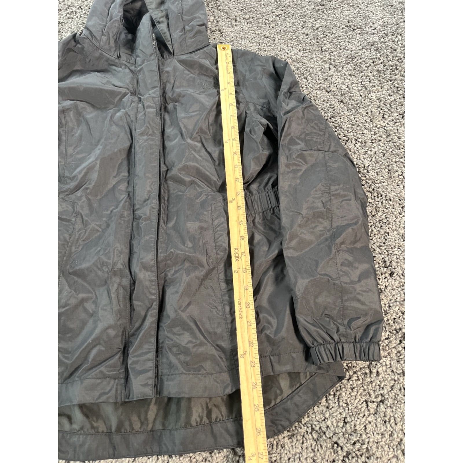 The North Face The North Face Jacket Womens S Black Dryvent Hooded Coat Zip Short Parka Coat Jacket Size S / US 4 / IT 40 - 2 Thumbnail
