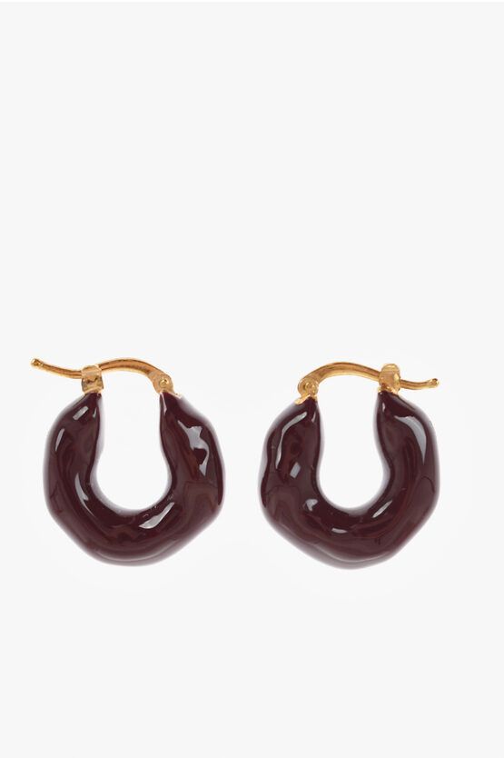 Jil Sander Enamelled Brass NEW LIGHTNESS Earrings | Grailed