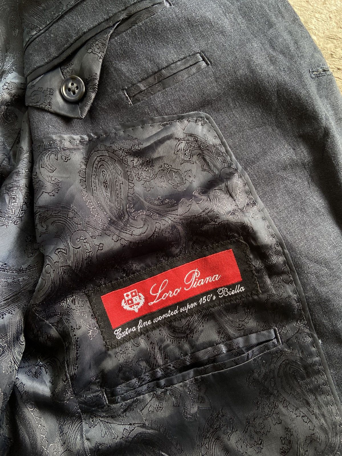 Brioni 2000s Brioni by Loro Piana - Luxury Vintage Blazer Size 40S - 5 Thumbnail