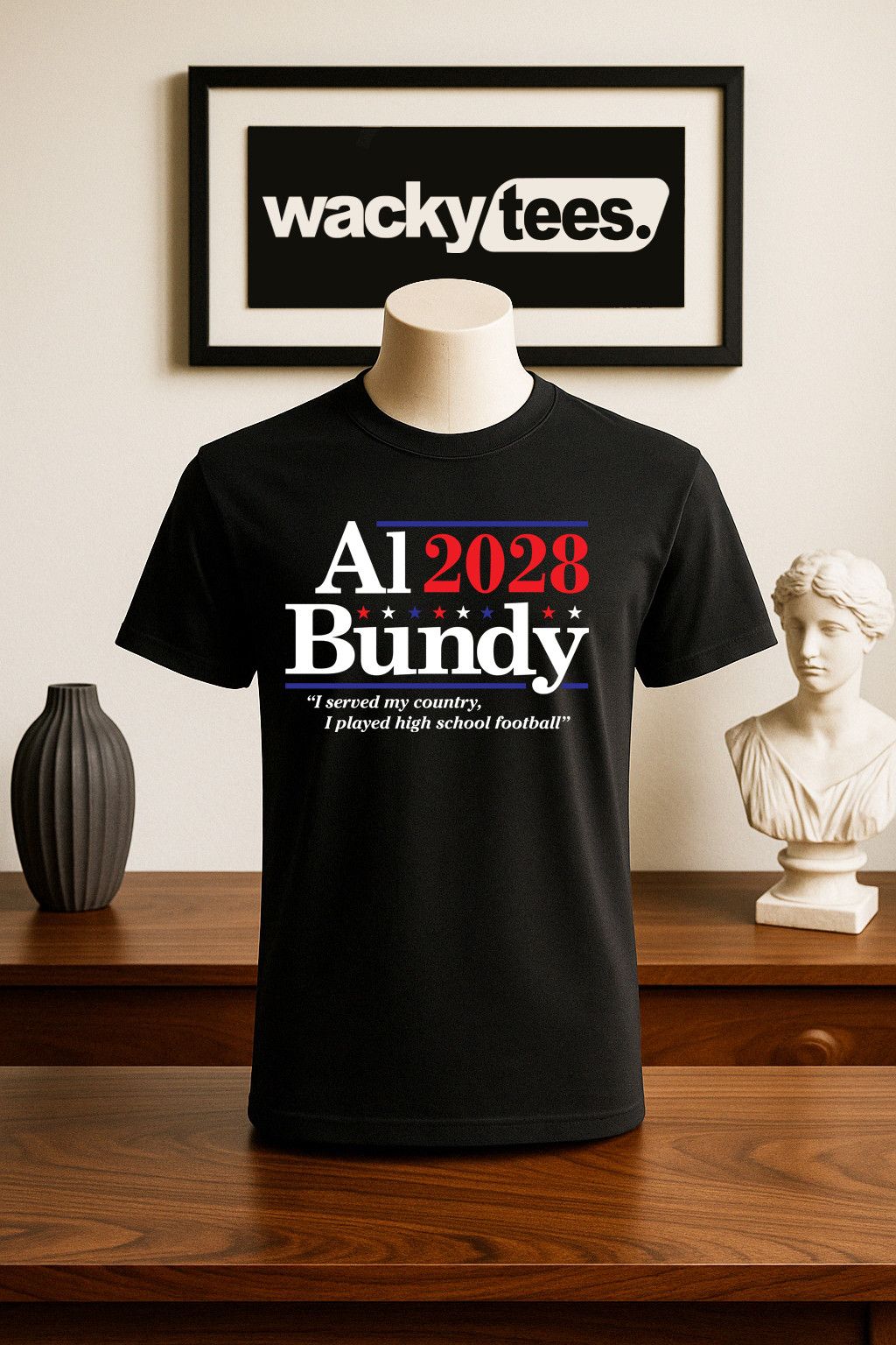 Other Al Bundy 2028 Campaign Parody Married with Tee Shirt Size US S / EU 44-46 / 1 - 1 Thumbnail