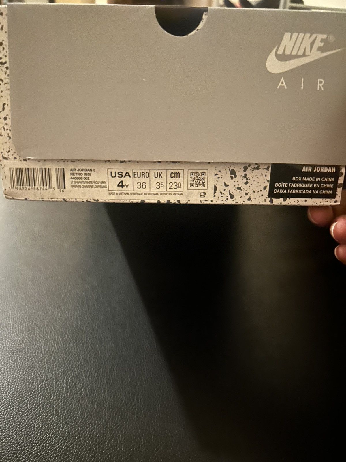 Jordan Brand Nike air jordan 5 wolf grey edition (sz-4) Brand New Size US 4 / IT 34 - 6 Thumbnail