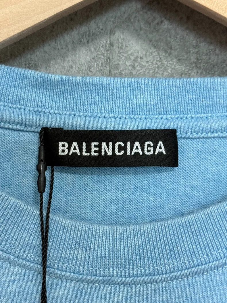 Balenciaga Balenciaga Haze Blue Cola Short Sleeve Size US XS / EU 42 / 0 - 3 Thumbnail