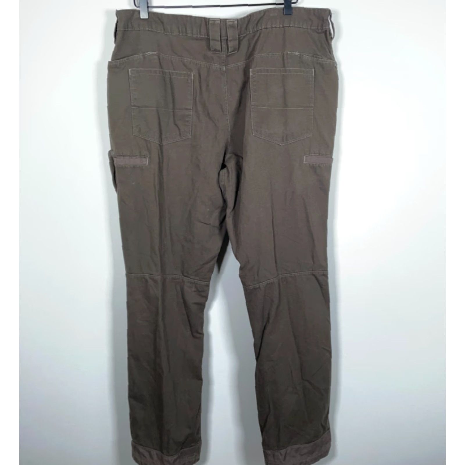 Vintage Vertx Travail Tactical Pants Men 38 x 34 Greenish Brown Cotton-Polyester Blend Zip Fly Carpenter Pockets Casual Outdoor Vintage: No (Flaws) Size US 38 / EU 54 - 2 Thumbnail