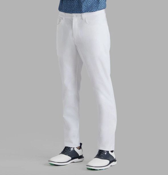 G/FORE G/FORE Performance Stretch Tour 5 Pocket Pant White ( 32 ) Size US 32 / EU 48 - 1 Thumbnail