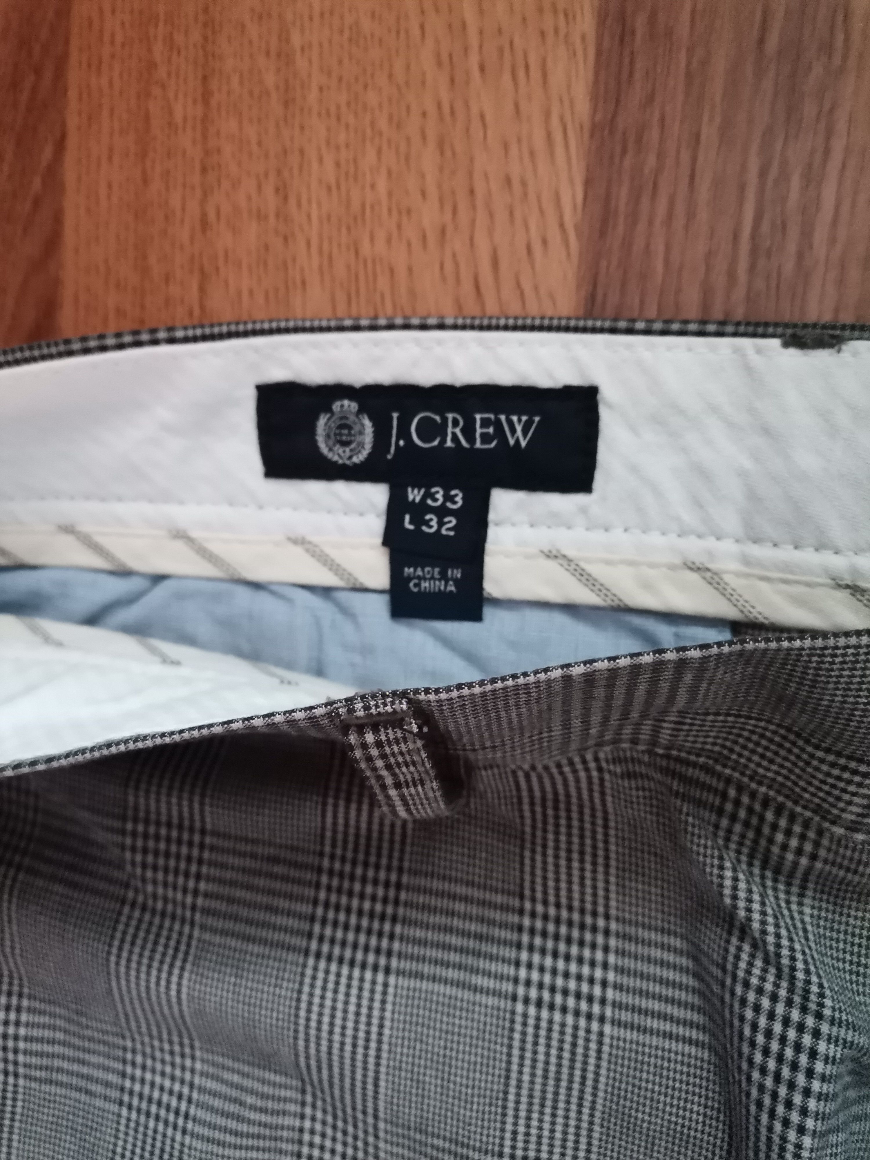 J.Crew J.Crew Plaid Pants Size US 33 - 2 Thumbnail
