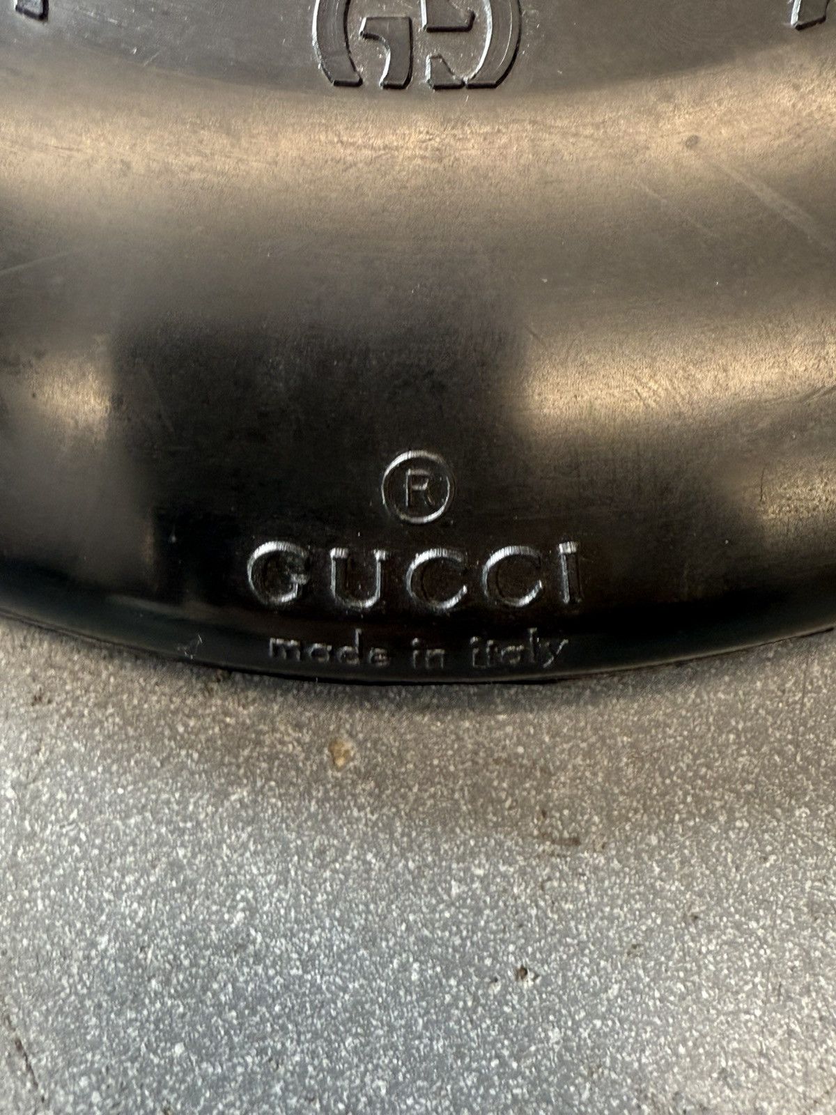 Gucci Gucci GG Monogram Pattern Plastic Black Frisbee Size ONE SIZE - 4 Thumbnail