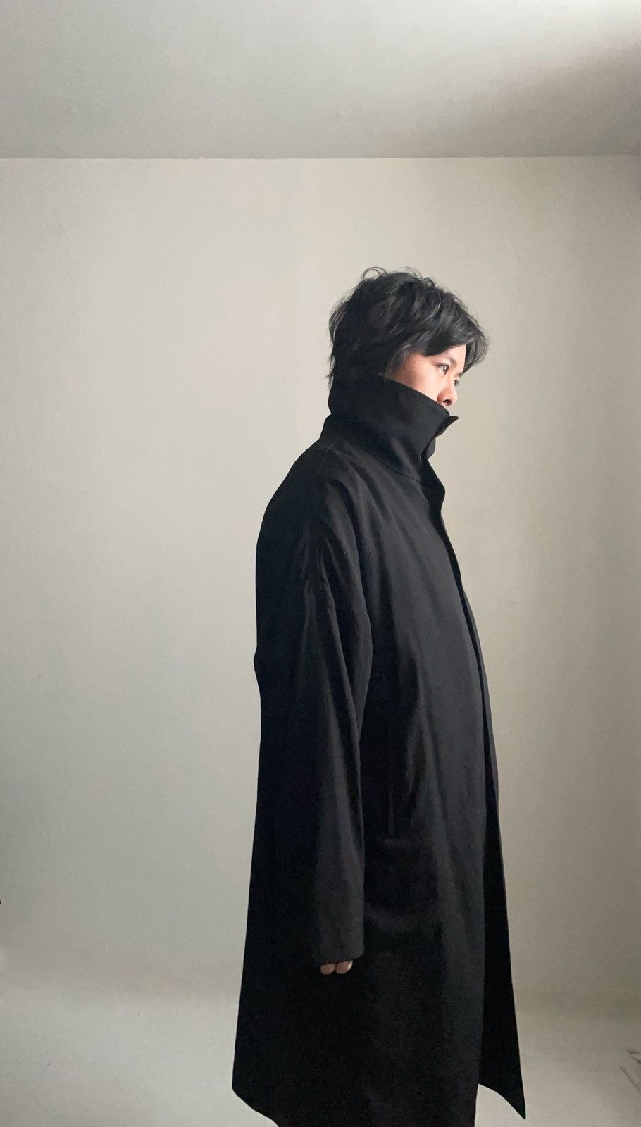 Yohji Yamamoto Yohi Yamamoto Pour Homme F/W16 Highneck coat Size US M / EU 48-50 / 2 - 11 Thumbnail