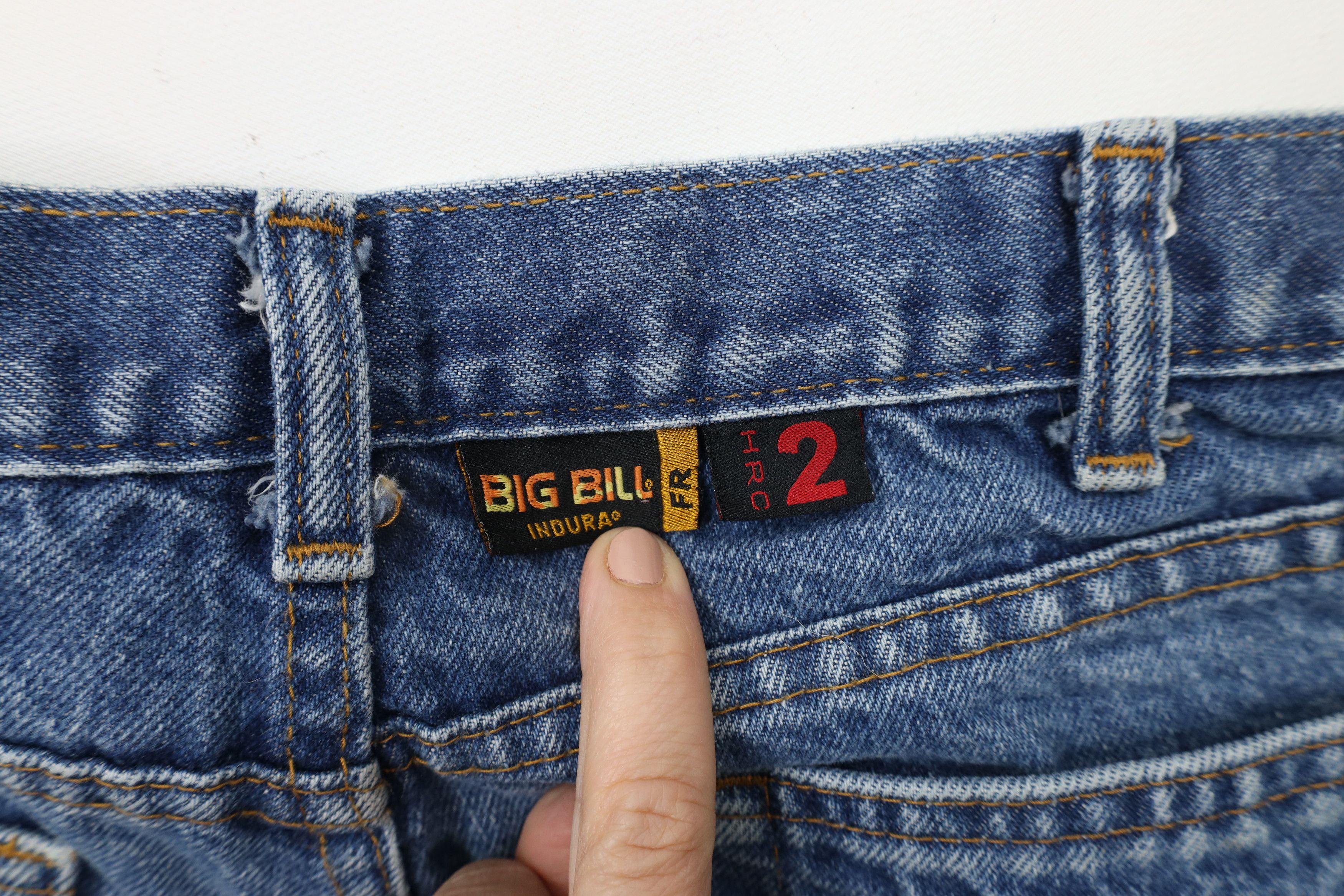 Vintage Vintage Big Bill FR HRC 2 Flame Resistant Work Jeans Blue Size US 38 / EU 54 - 15 Thumbnail