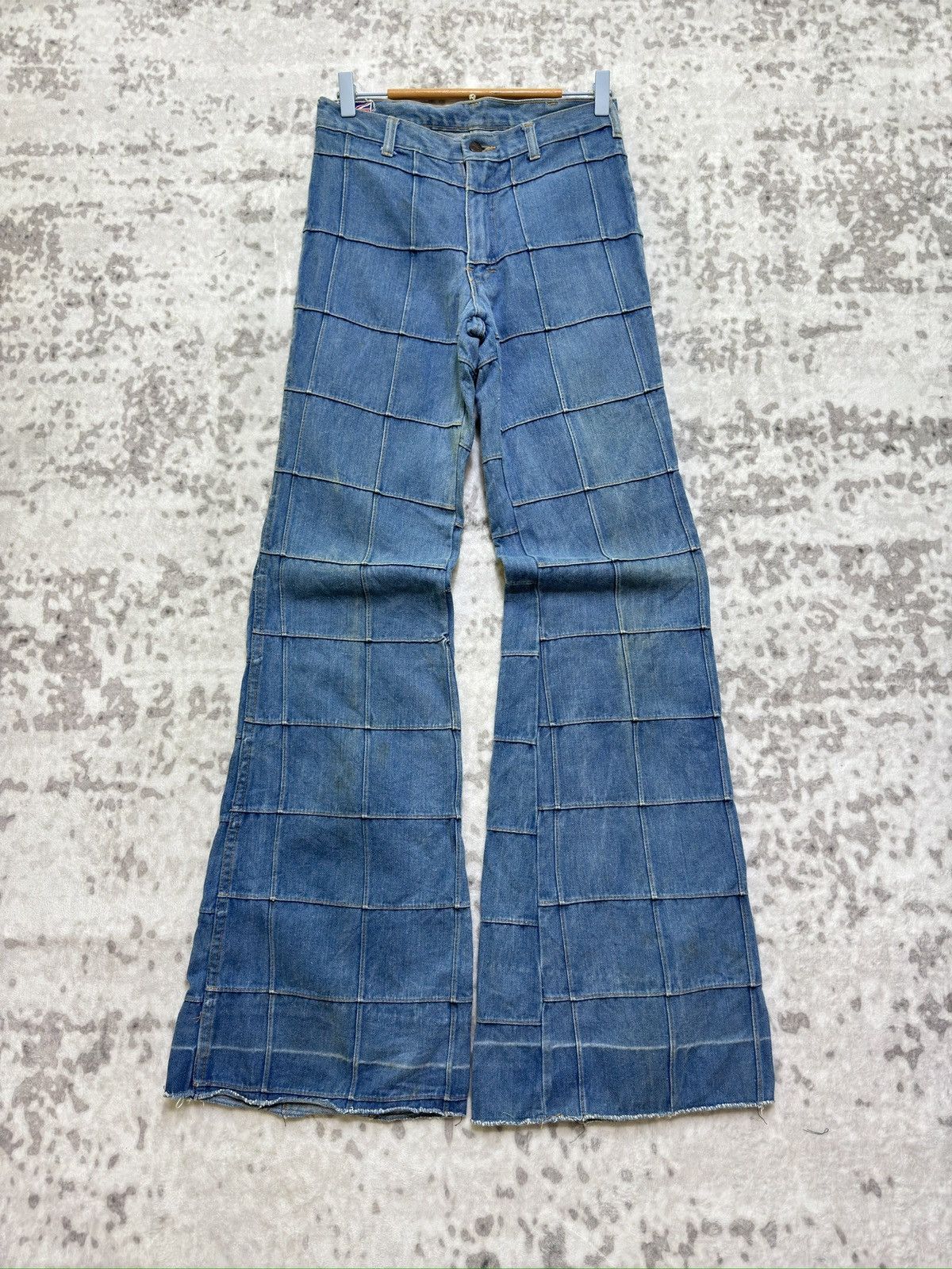 Hysteric Glamour Vintage Brittania Sportswear Reconstructed Flare Wide Leg Size US 28 / EU 44 - 1 Thumbnail
