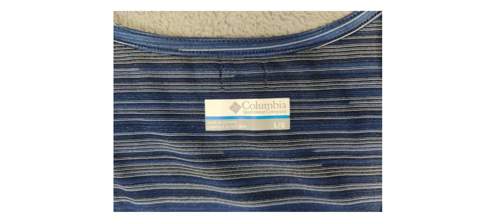 Columbia Columbia Shirt Adult Men's Large Dark Blue Activewear Tank Size US L / EU 52-54 / 3 - 3 Thumbnail
