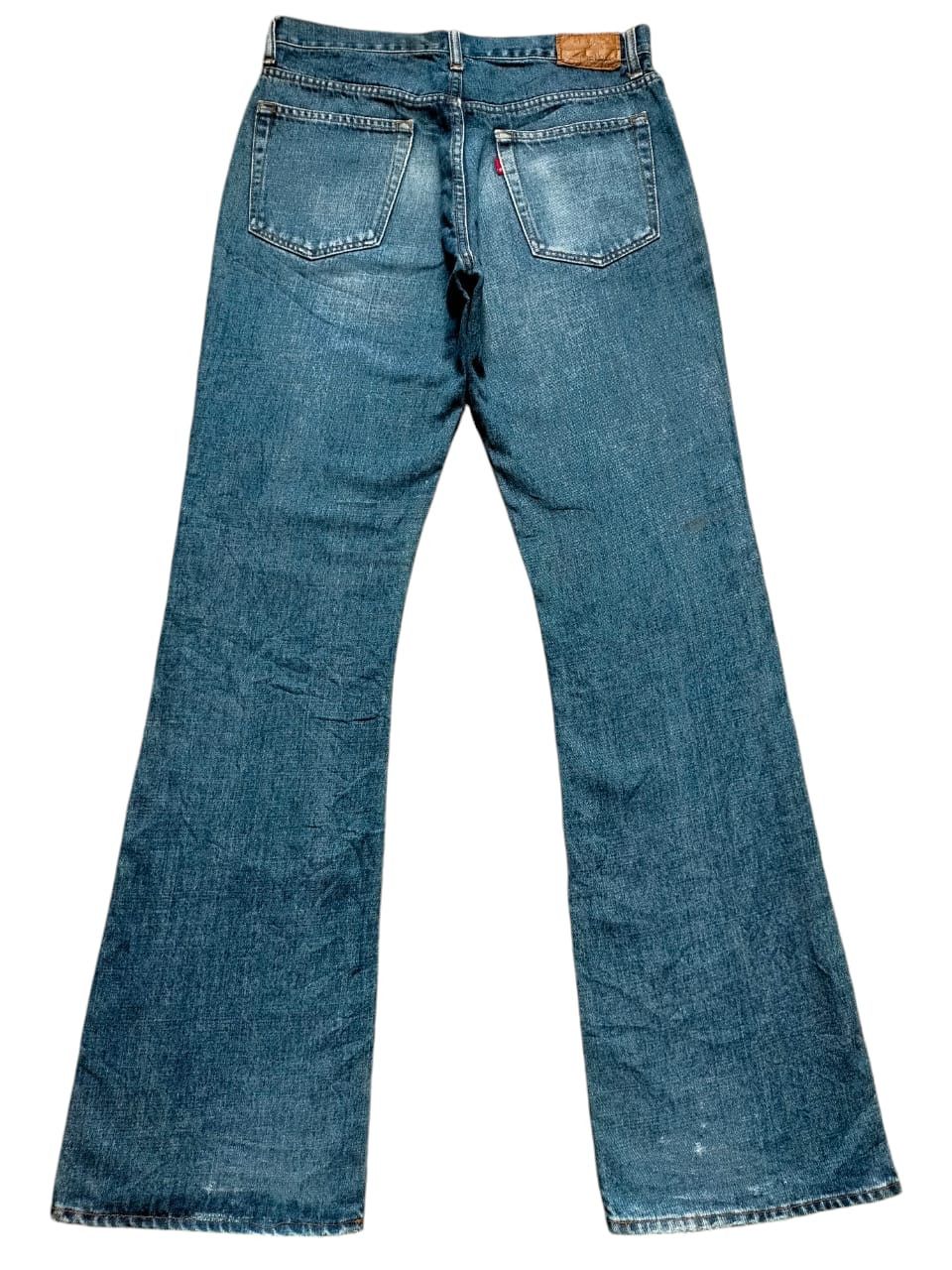 Japanese Brand Flare Jeans Bobson chesking Boot cut Denim Size US 31 - 2 Thumbnail