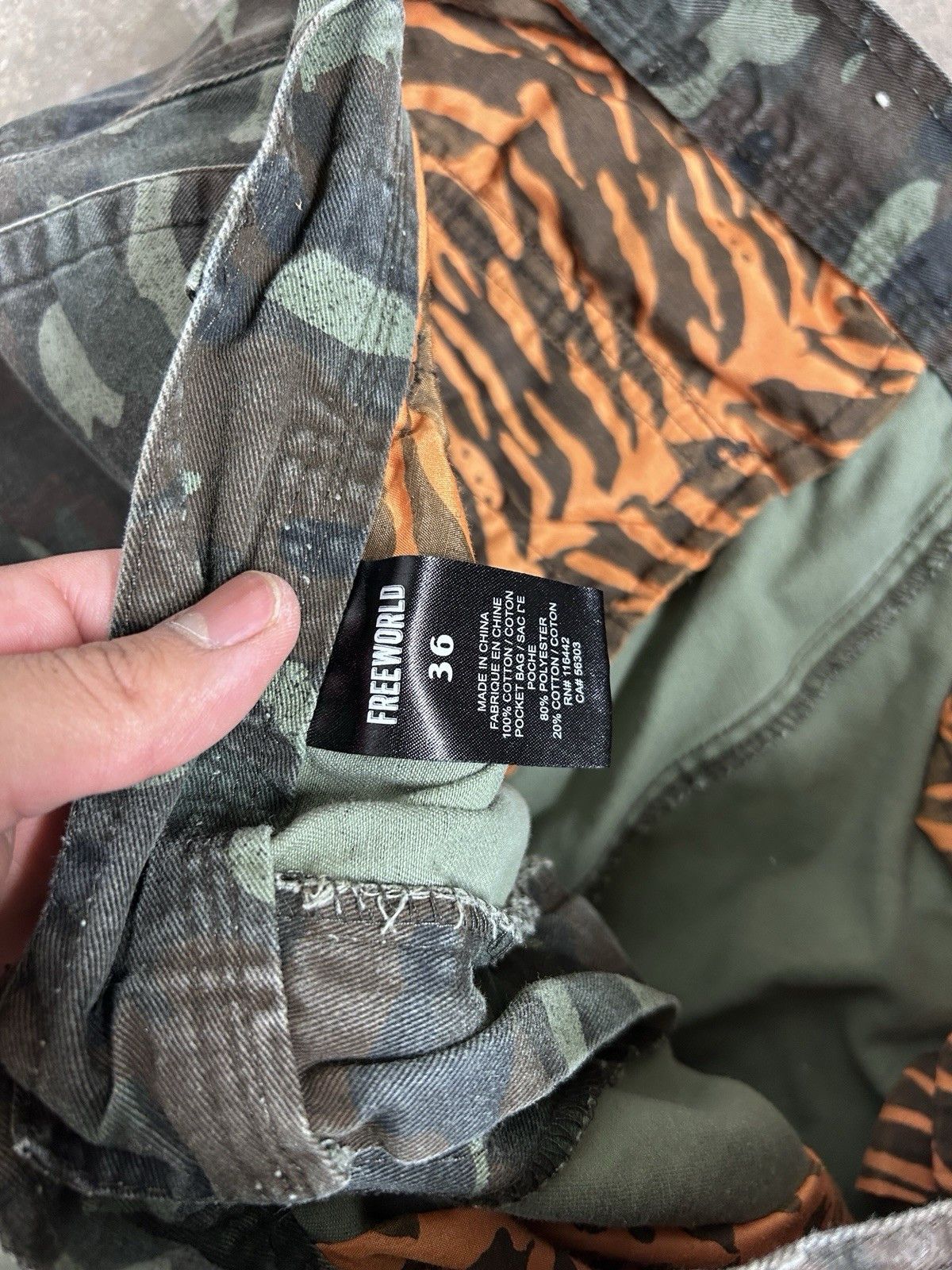 American Apparel Free World Camo Utility Cargo Short Size 36 Size US 36 / EU 52 - 4 Thumbnail