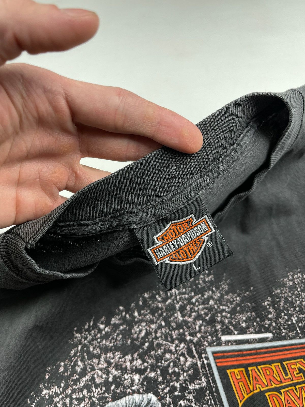 Harley Davidson Harley Davidson 3d emblem 1989 t-shirt vintage Size US L / EU 52-54 / 3 - 6 Thumbnail