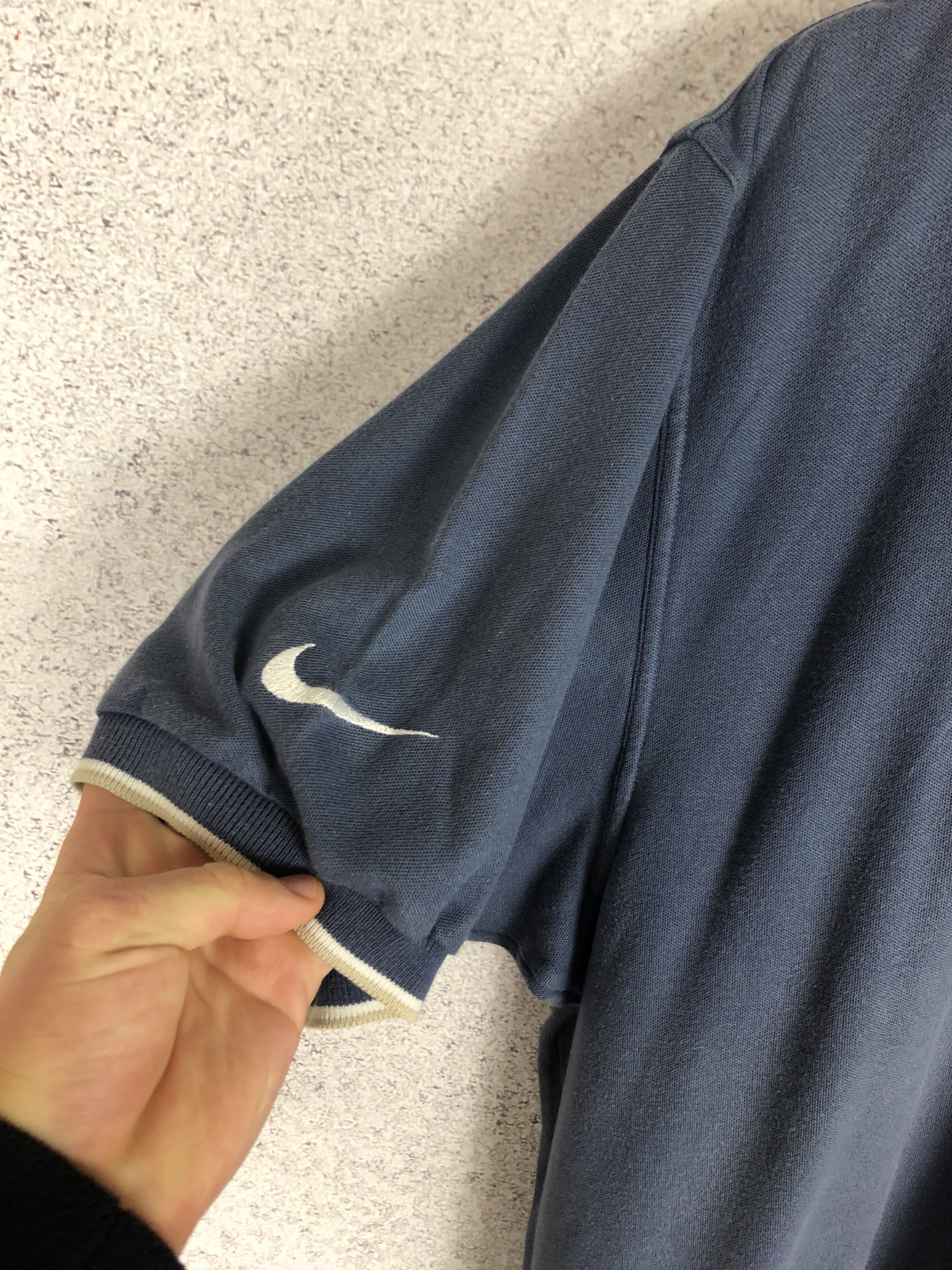 Nike Vintage Nike Challenge Court Small Swoosh Polo Shirt Size US L / EU 52-54 / 3 - 3 Thumbnail