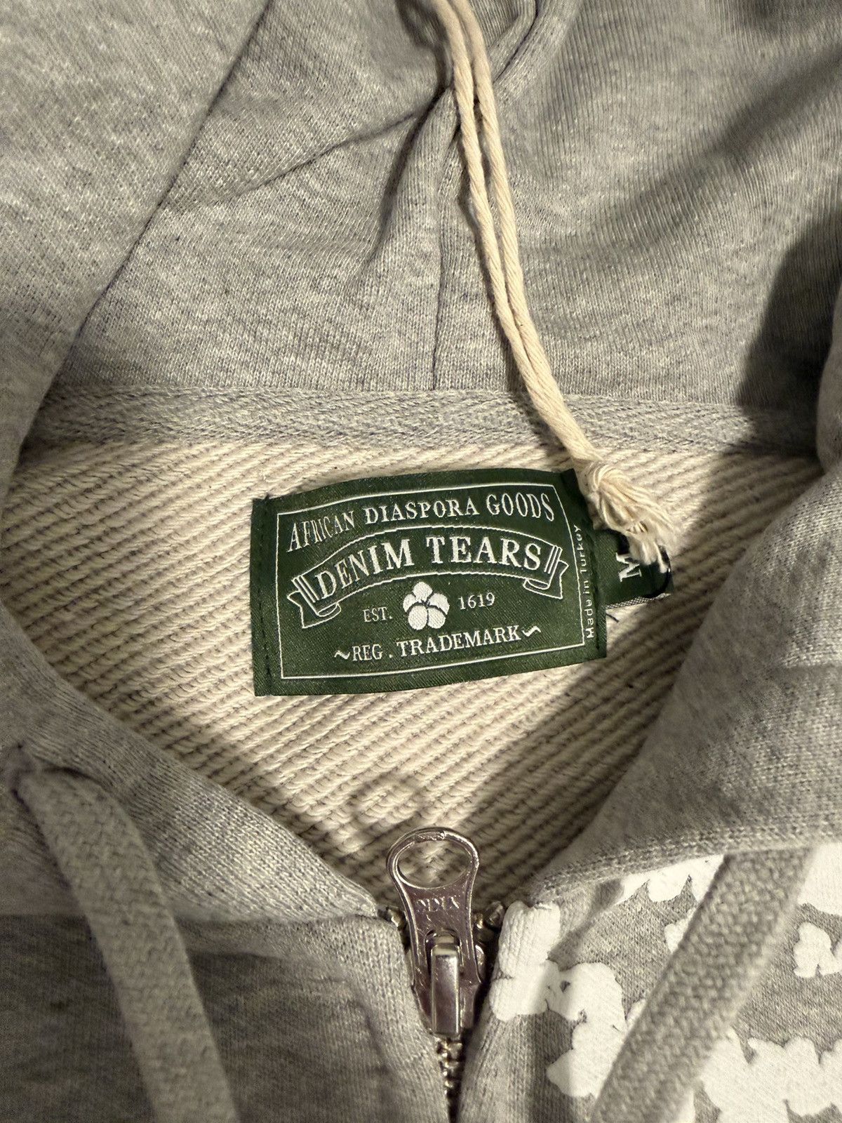 DENIM TEARS Denim Tears x Corteiz Island Wreath Zip Up Hoody Size US M / EU 48-50 / 2 - 3 Thumbnail