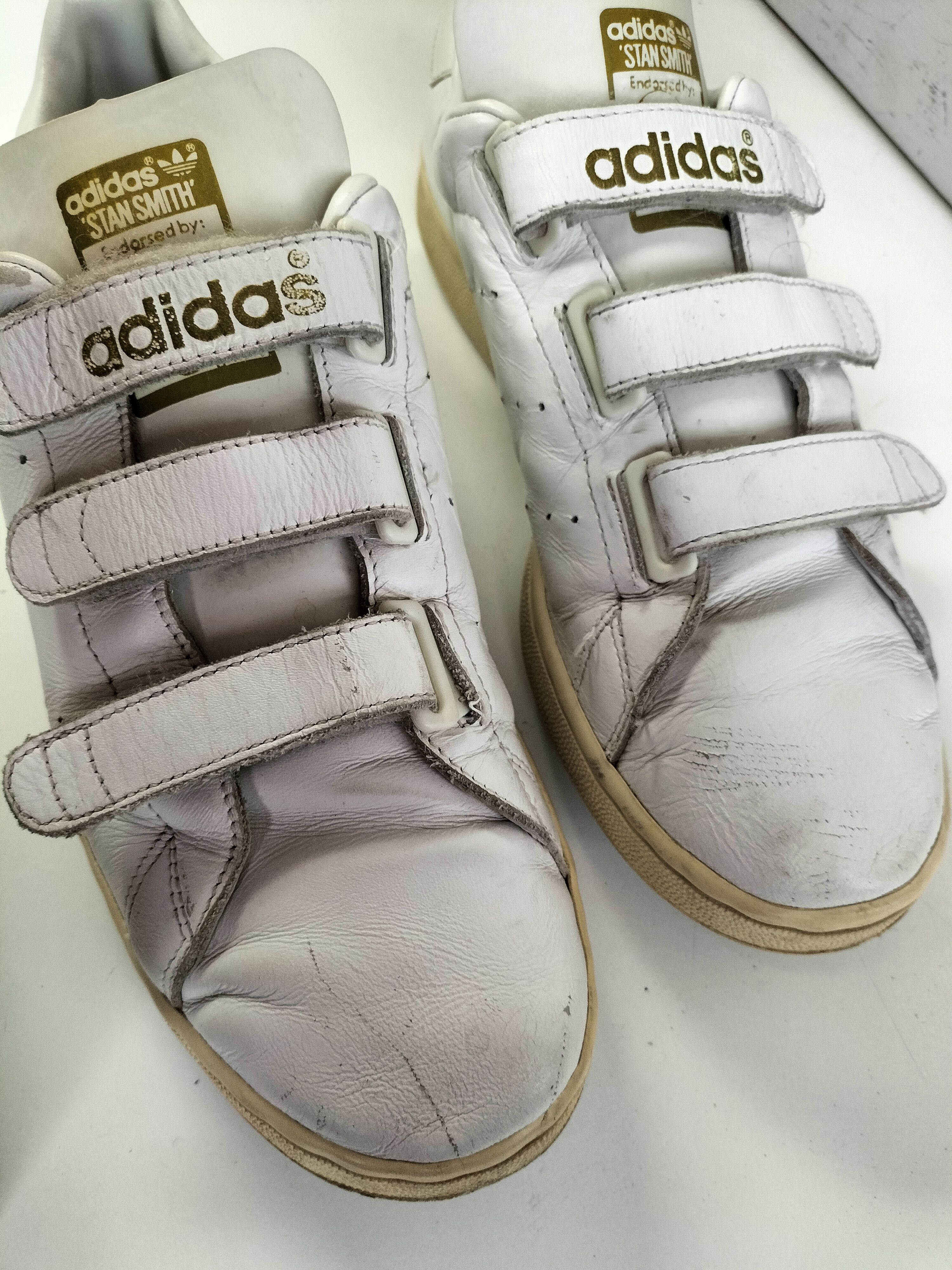 Adidas Stan Smith Gold and white Size US 9.5 / EU 42-43 - 5 Thumbnail