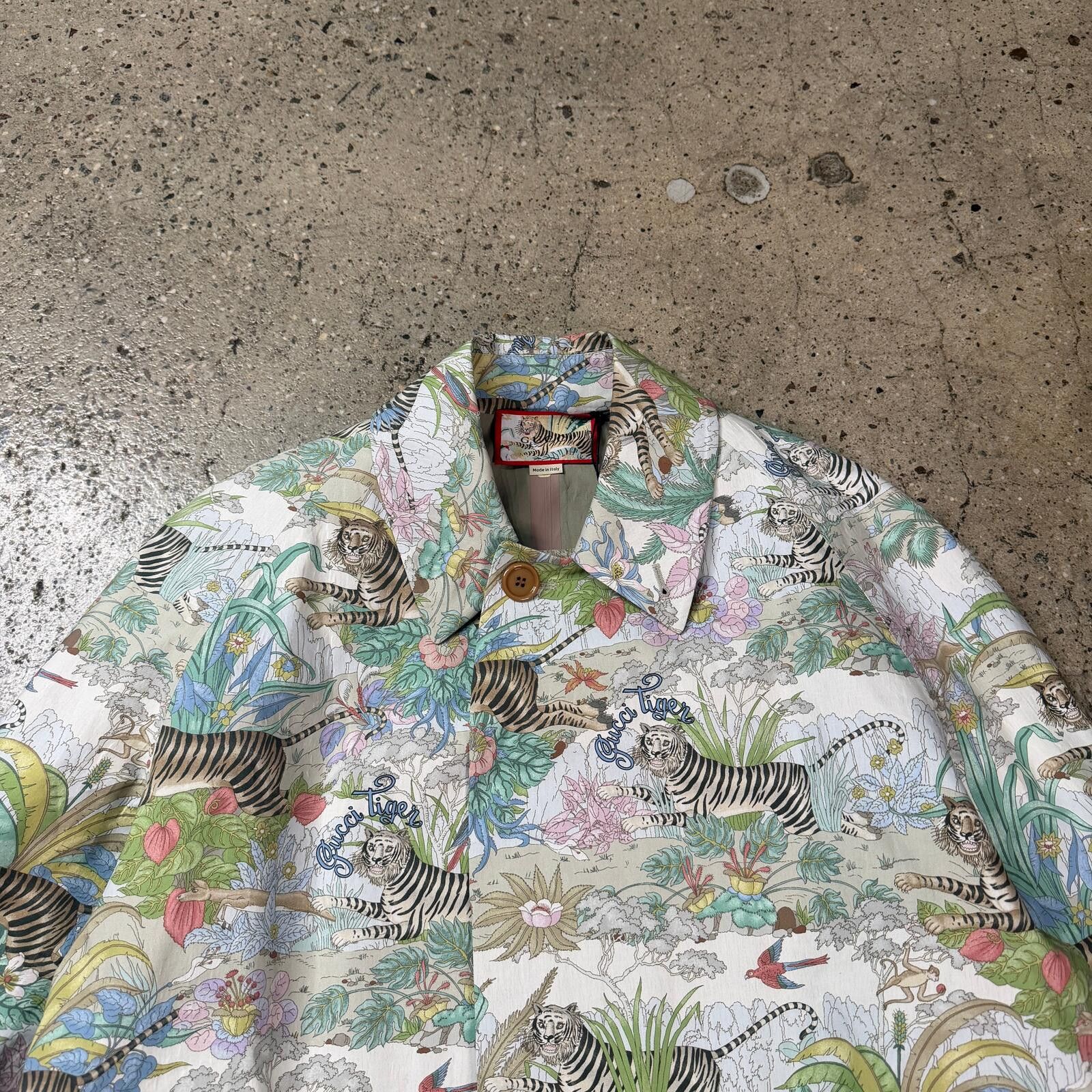 Gucci Gucci Tiger Print Waterproof Trench Coat Size US M / EU 48-50 / 2 - 5 Thumbnail