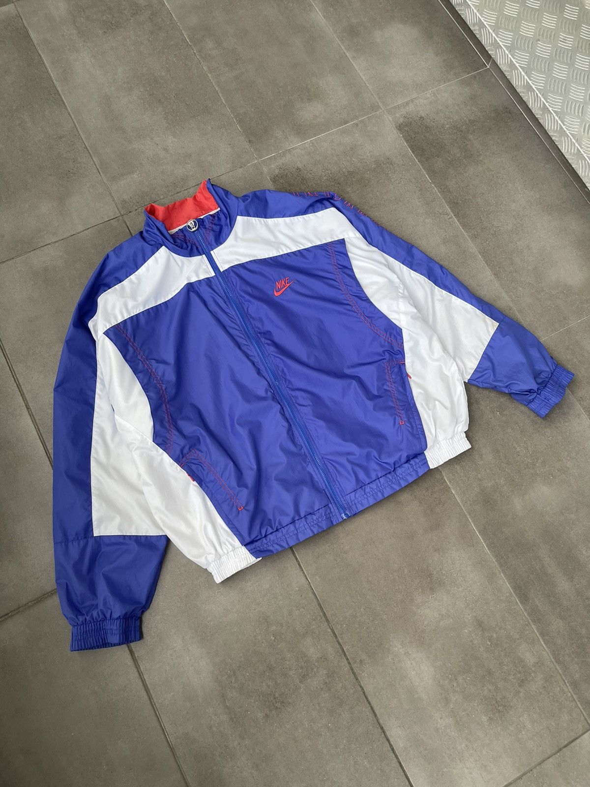 Nike 90S Nike International 3 Tone Technical Track Light Jacket Size US L / EU 52-54 / 3 - 8 Thumbnail
