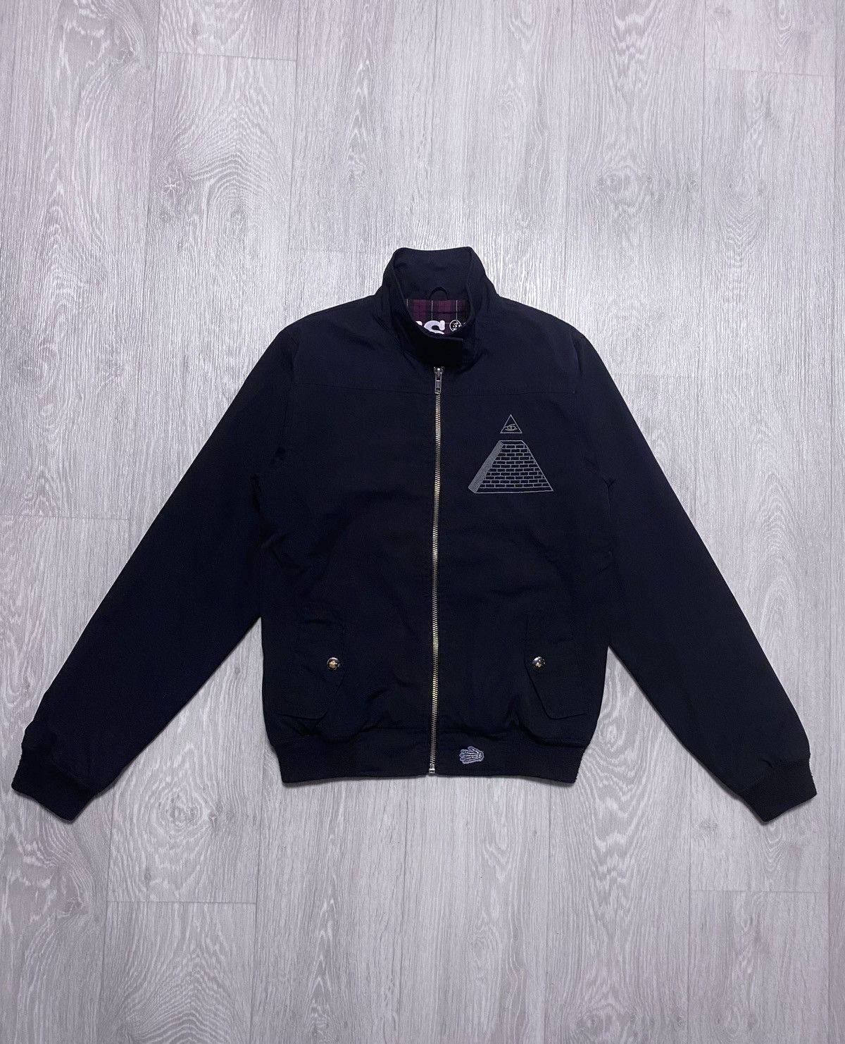 Cheap Monday Vtg Cheap Monday Embroidered Logo Black Bomber Plaid Inner Size US XS / EU 42 / 0 - 2 Thumbnail