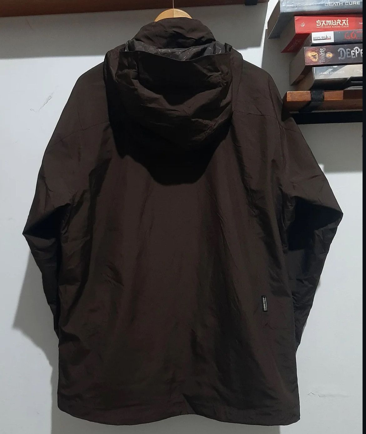 Japanese Brand 2000s Montbell Gore-tex Outoodor Hodded Jacket Size US L / EU 52-54 / 3 - 3 Thumbnail