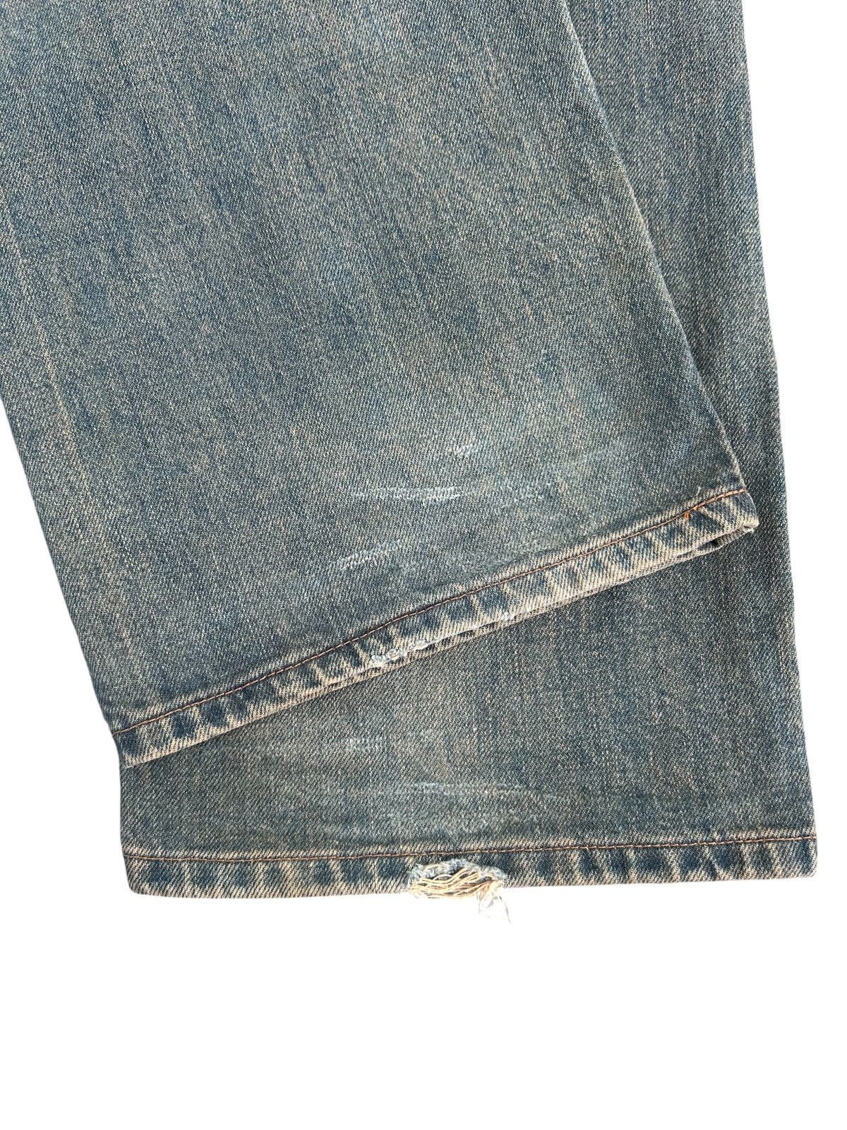 Kapital Vintage Wrangler Selvedge Rusty Distressed Denim Jeans Size US 30 / EU 46 - 10 Thumbnail