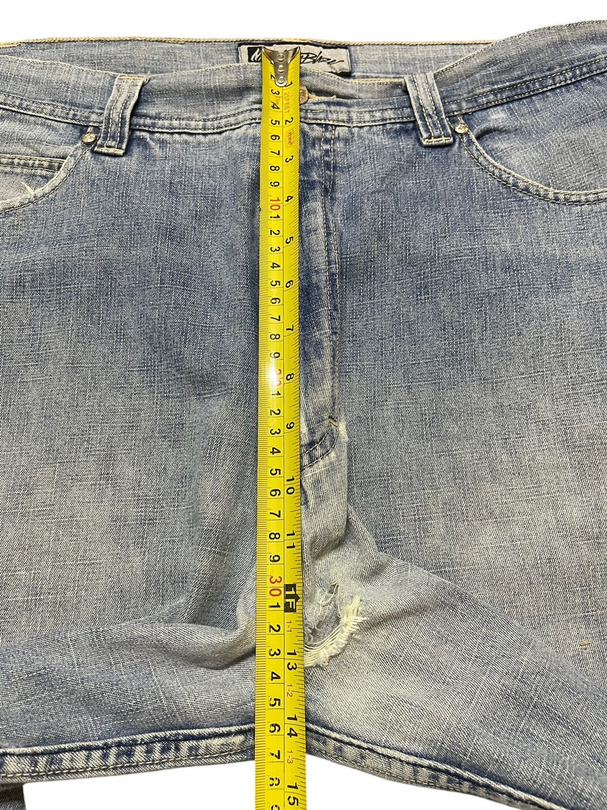 JNCO Vintage 90s Johnny Blaze Faded Wash Hiphop Baggy Jeans Size US 35 - 15 Thumbnail