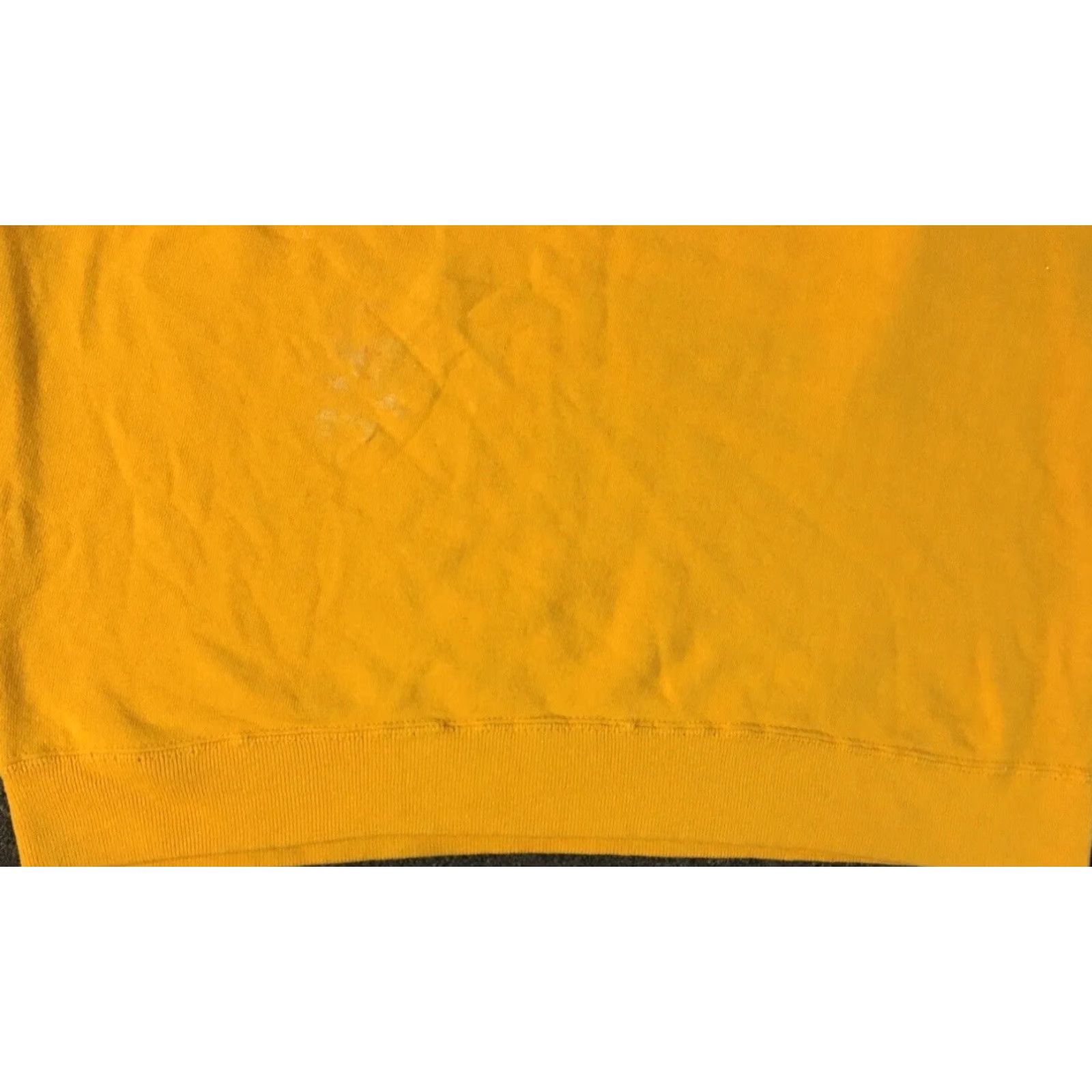 Vintage VINTAGE 70s Faded Distressed Short Sleeve Sweatshirt S USA Grunge Skate Surf Punk Biker Shirt Men Yellow 90s 80s Punk Rock USA College Vintage Size US S / EU 44-46 / 1 - 5 Thumbnail