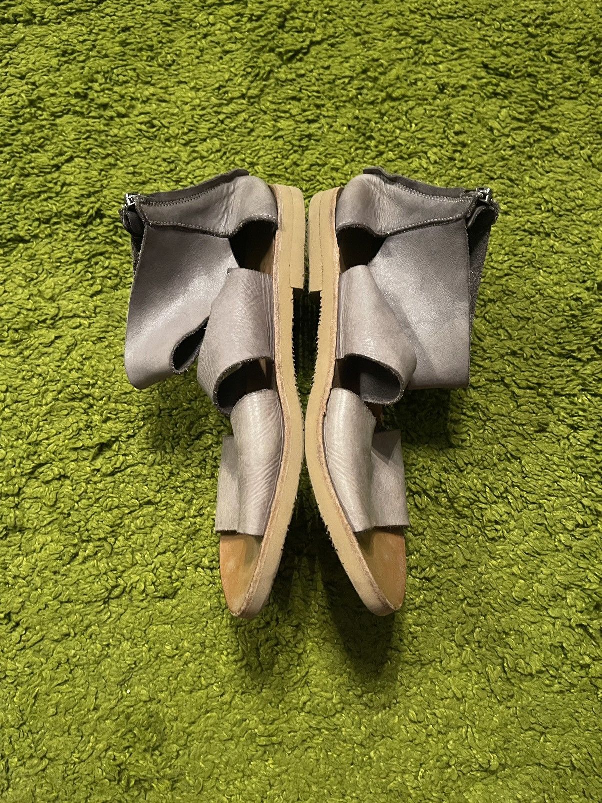 MoMA Moma avant garde real leather sandals shoes Size US 7 / EU 40 - 4 Thumbnail