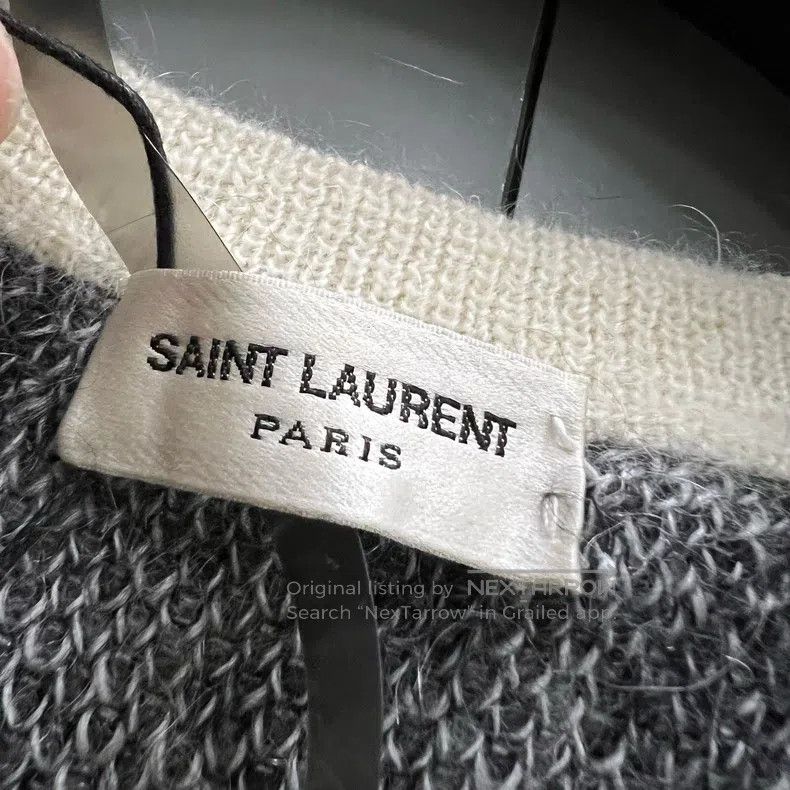 Saint Laurent Paris Saint Laurent Paris Leopard print sweater Size US M / EU 48-50 / 2 - 3 Thumbnail