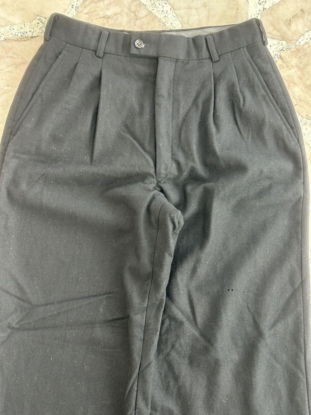 Comme des Garcons CDG Black Wool Trousers Size US 30 / EU 46 - 3 Thumbnail