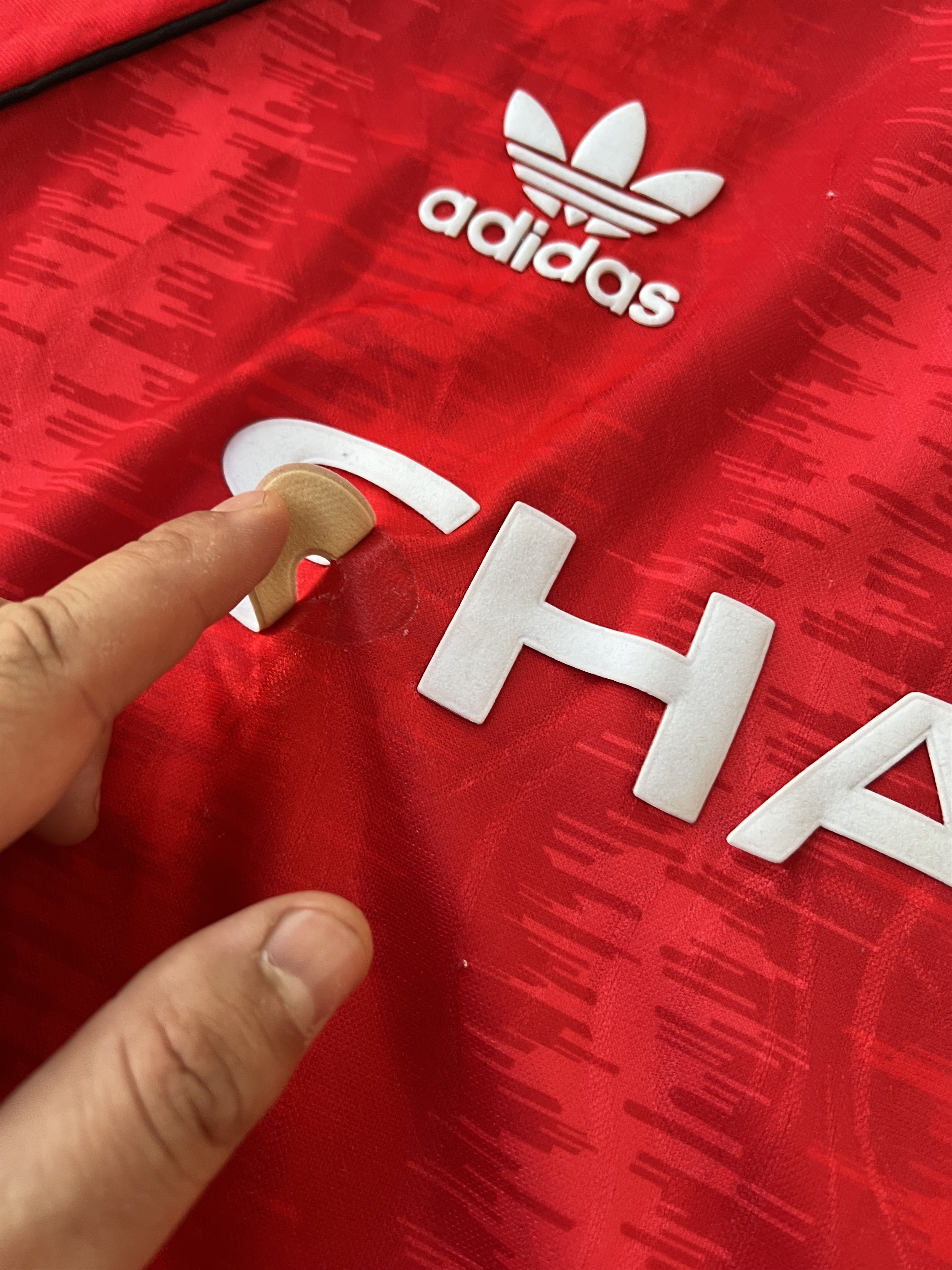 Adidas × Vintage Adidas Manchester United Sharp Vintage Jersey Size US M / EU 48-50 / 2 - 3 Thumbnail