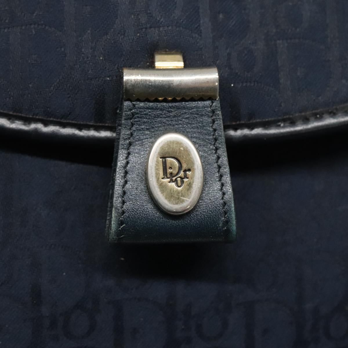 Dior DIOR Trotter Canvas Shoulder Bag Navy Size ONE SIZE - 14 Thumbnail