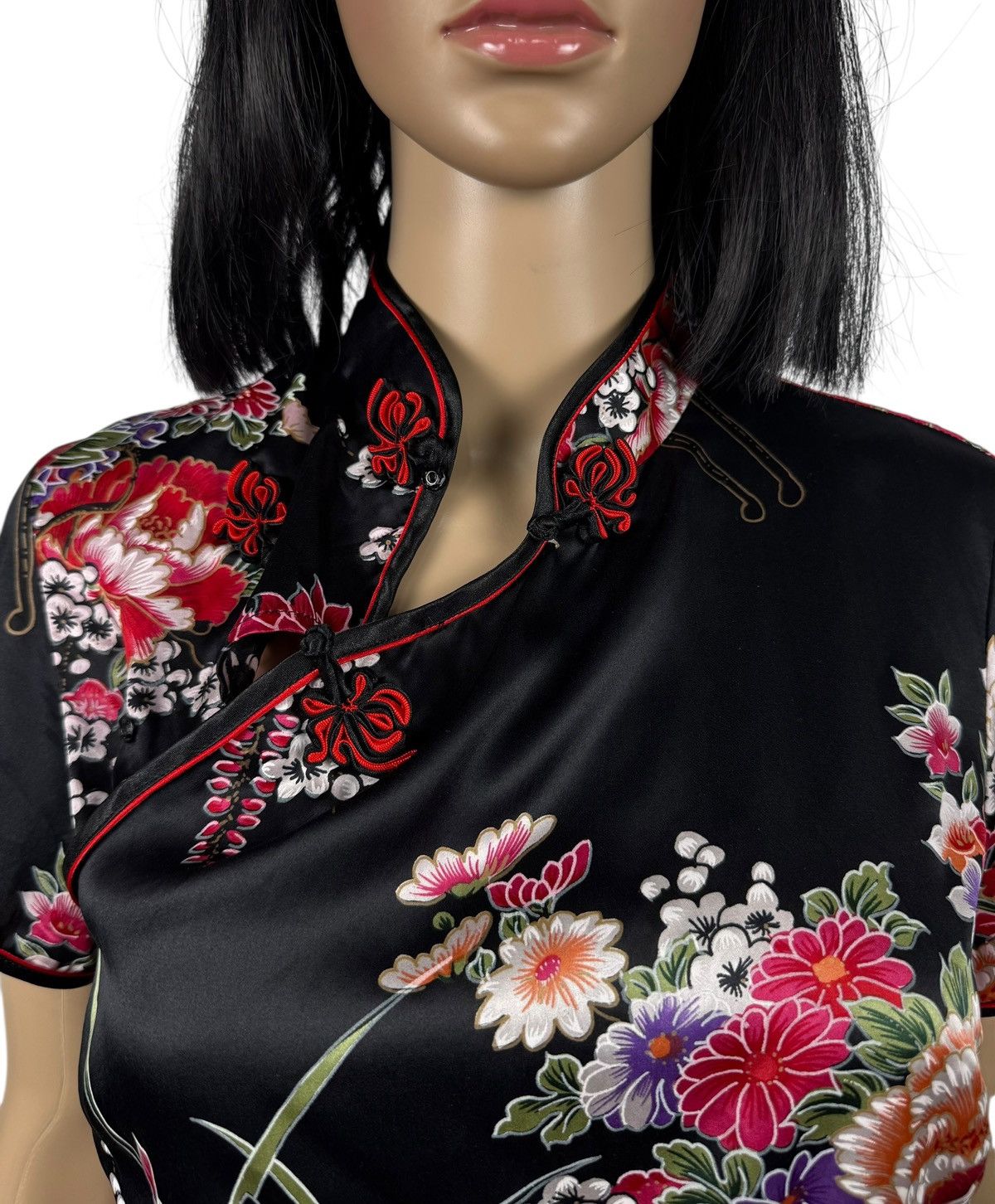 Chinese Laundry × Designer Alex Line Silk Blouse Chinese Native Printed Flowers size L Size L / US 10 / IT 46 - 10 Thumbnail