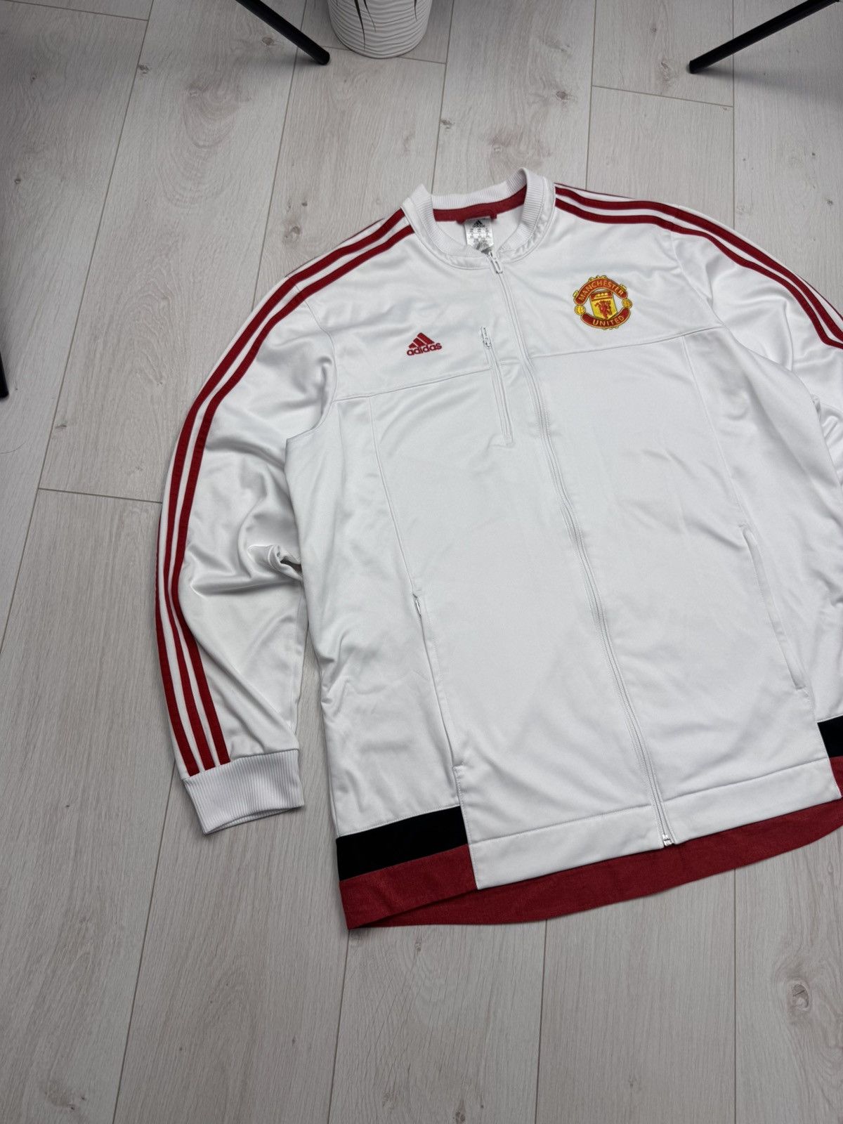 Adidas Nike Manchester United Zip Up Jacket Hoodie Size US XXL / EU 58 / 5 - 2 Thumbnail