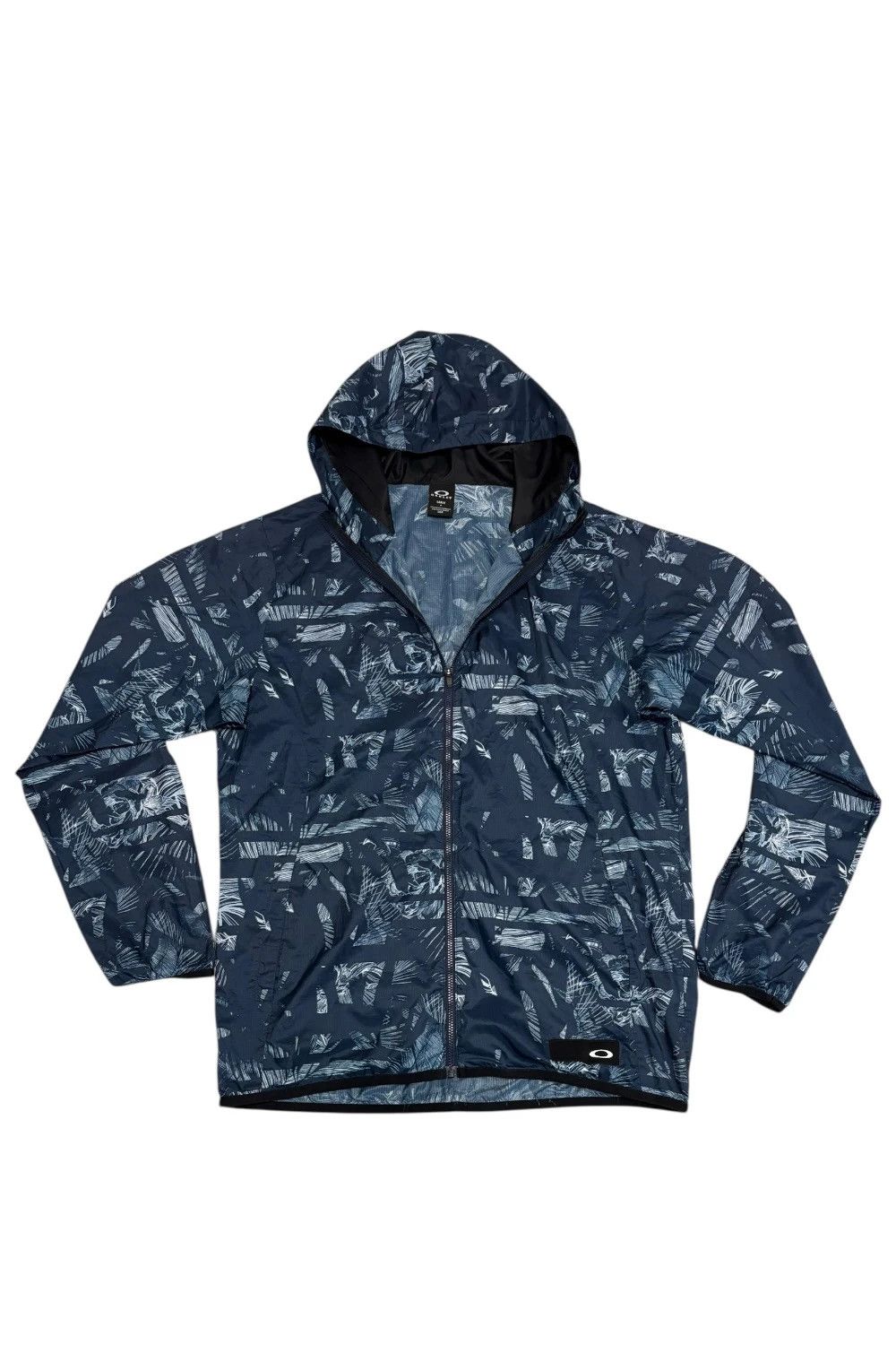 Oakley Oakley blue tropical leaf wash windbreaker jacket Size US M / EU 48-50 / 2 - 1 Thumbnail
