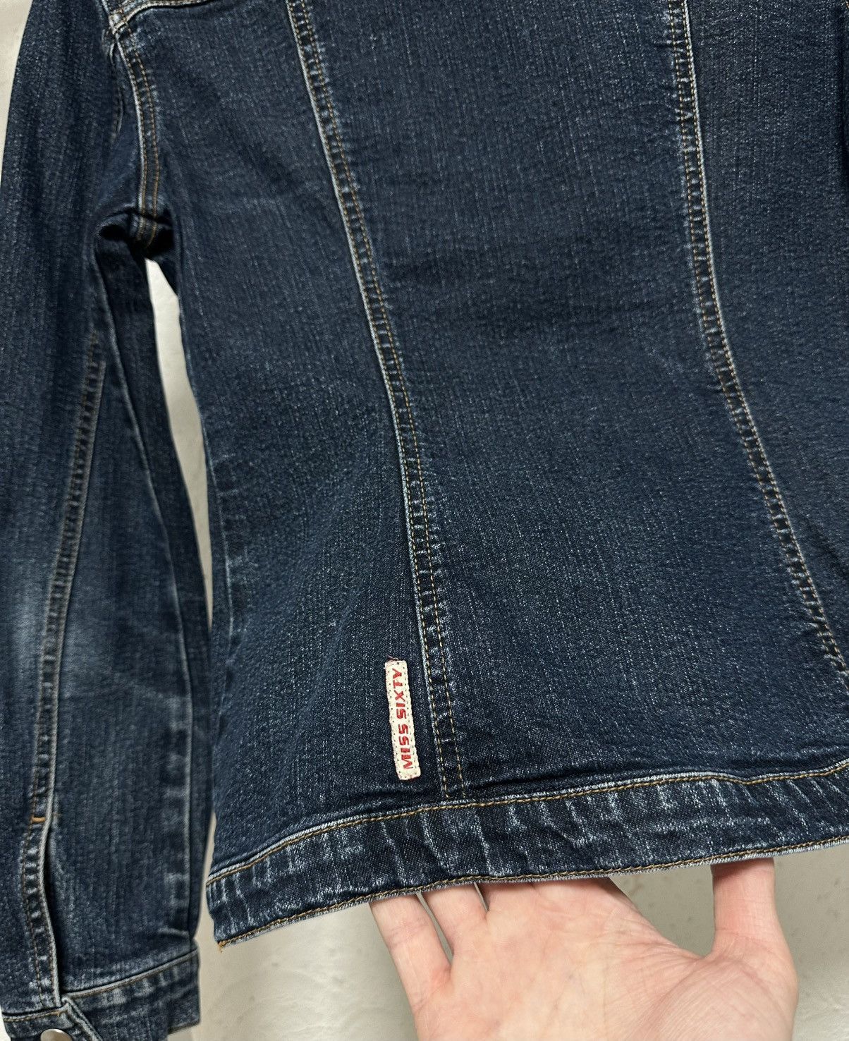 Miss Sixty Miss Sixty Women’s Denim Jacket Blue Size S Made in Italy Size S / US 4 / IT 40 - 11 Thumbnail