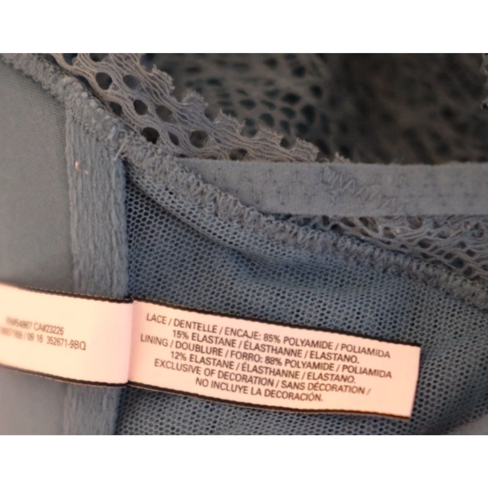 Victoria's Secret Victoria's Secret Bra Wireless Lined Pullover Bralette Lace Women's XL #H92-7 Size ONE SIZE - 5 Thumbnail