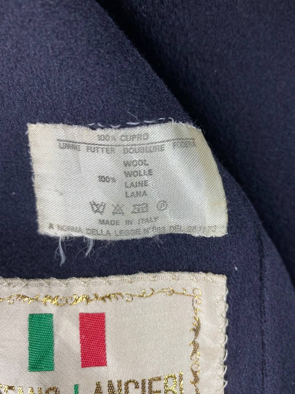 Italic stefano lancieri long wool jacket nice design Size US L / EU 52-54 / 3 - 7 Thumbnail