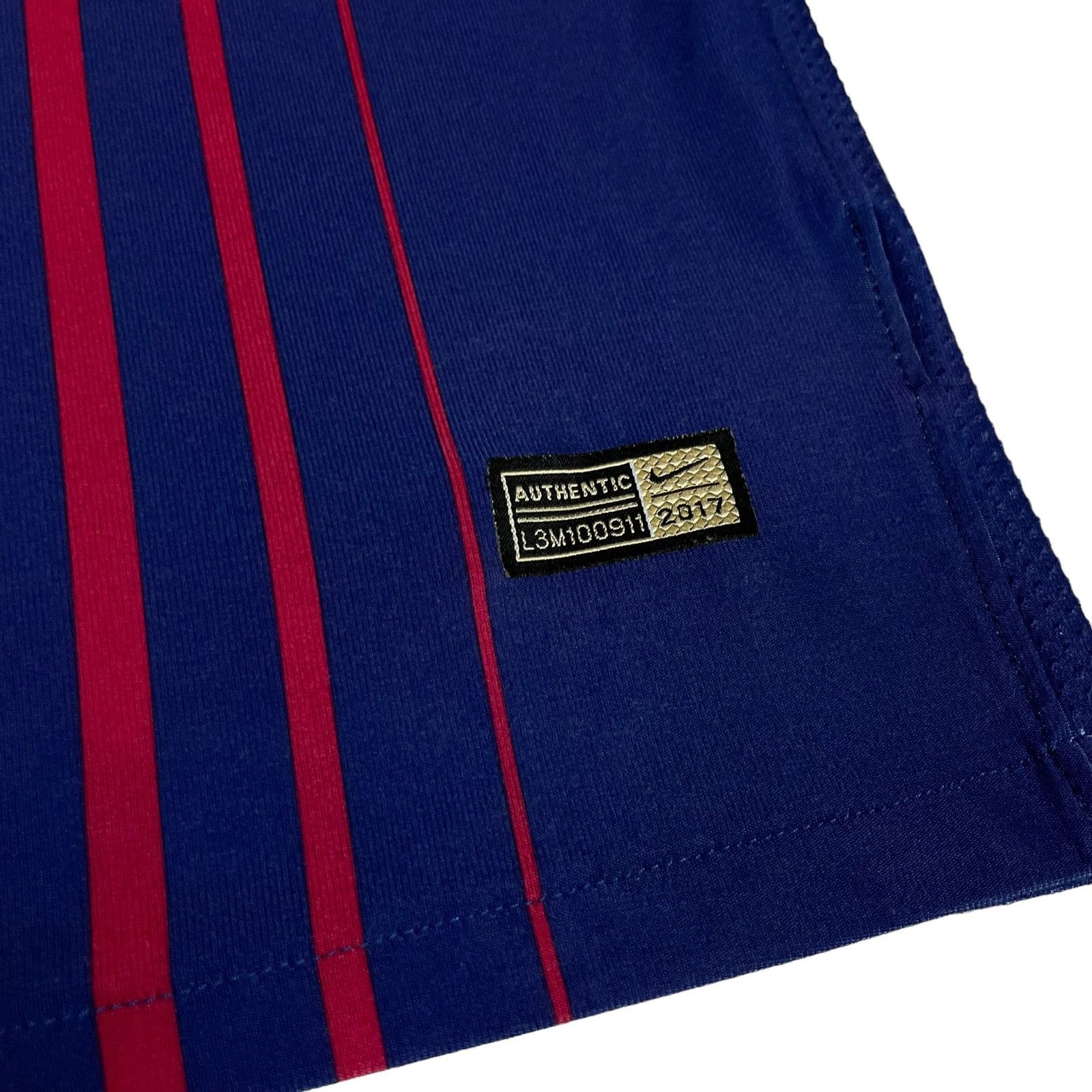 Nike Nike Men's Blue Red Crew Neck FC Barcelona Football Jersey Size US S / EU 44-46 / 1 - 7 Thumbnail