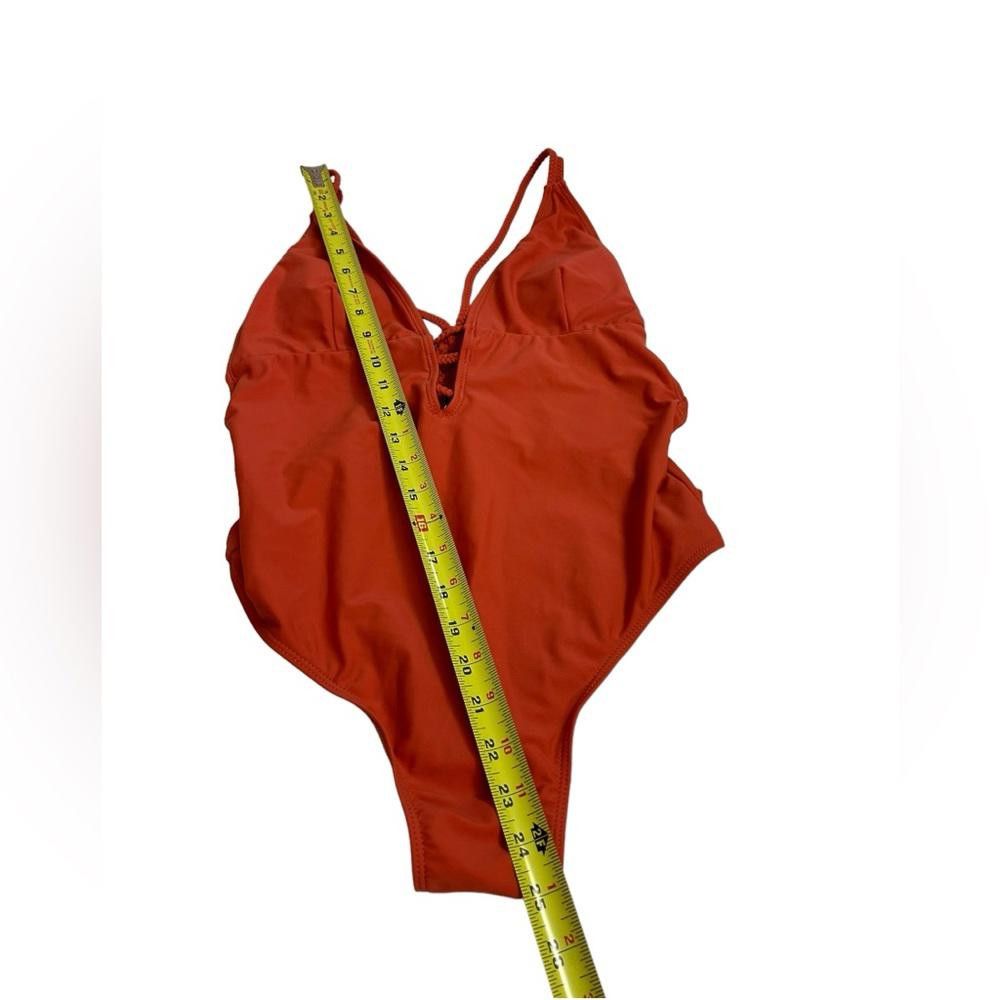 REVOLVE Cupshe l NWT Rust Braided One Piece Swimsuit Medium Size ONE SIZE - 4 Thumbnail
