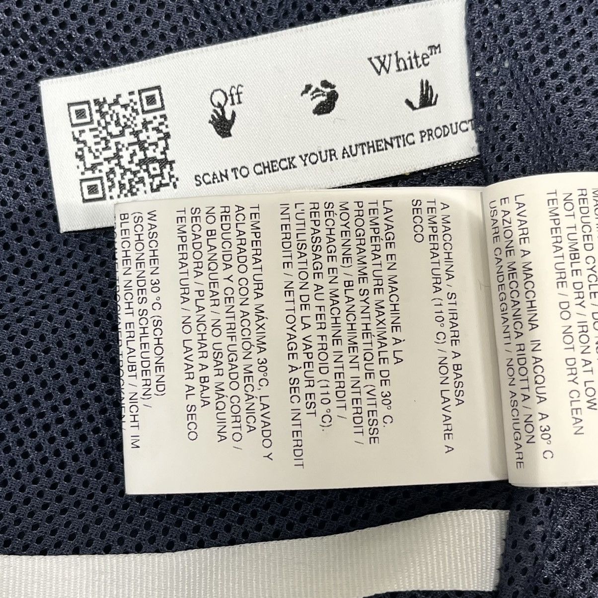 Off-White Off-White Diagonal Jacket Navy Size US XS / EU 42 / 0 - 8 Thumbnail