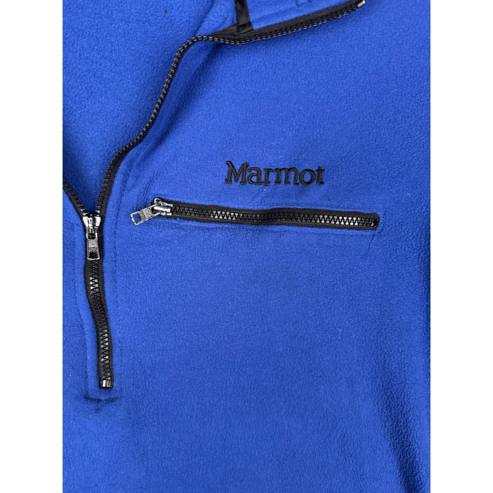 Marmot Marmot Womens Medium Blue Fleece Pullover 1/4 Zip Chest Pocket Outdoor Hiking Size M / US 6-8 / IT 42-44 - 6 Thumbnail