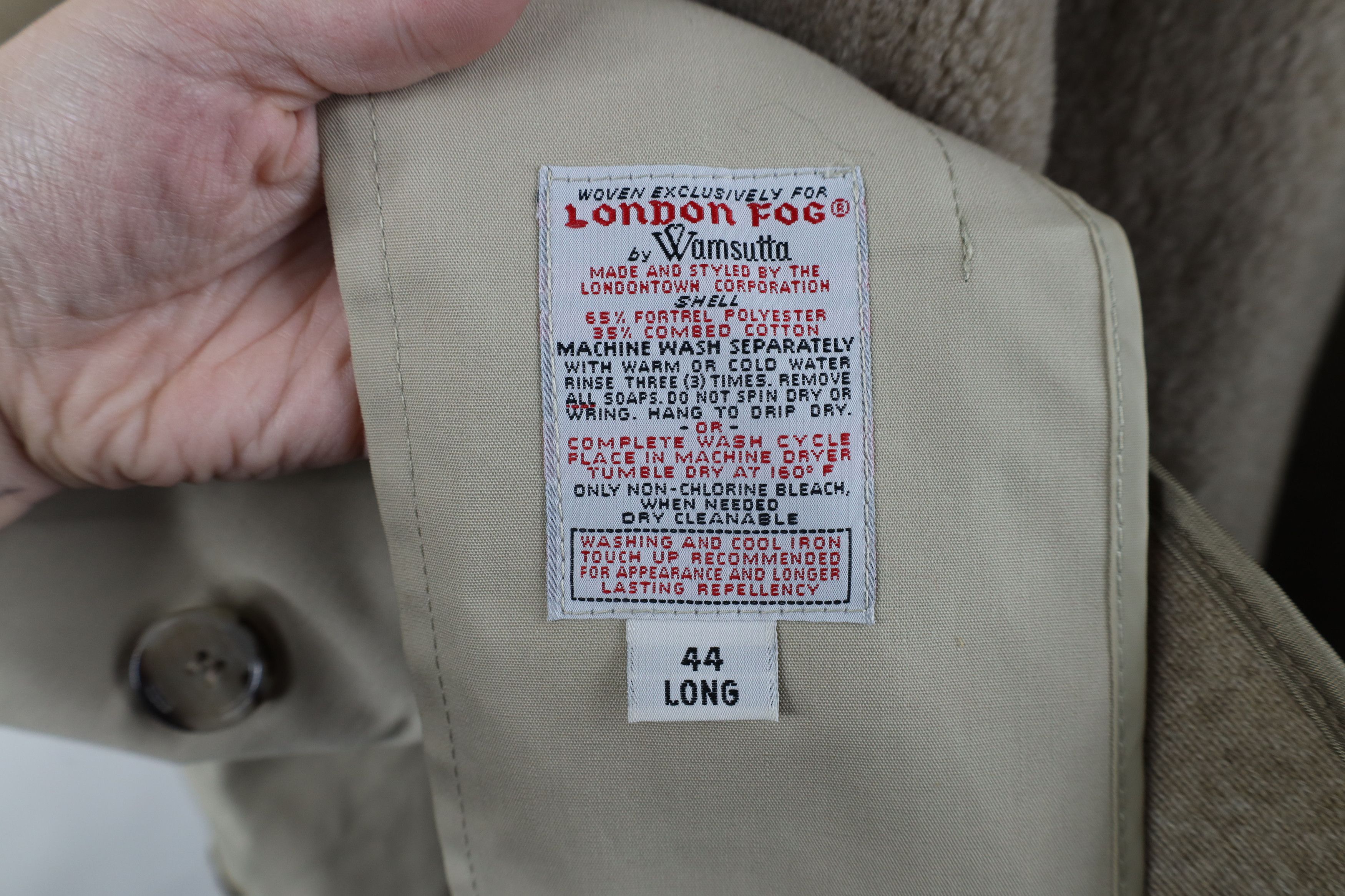 Vintage Vintage 70s Streetwear Button Trench Coat Rain Jacket USA Size US XL / EU 56 / 4 - 11 Thumbnail