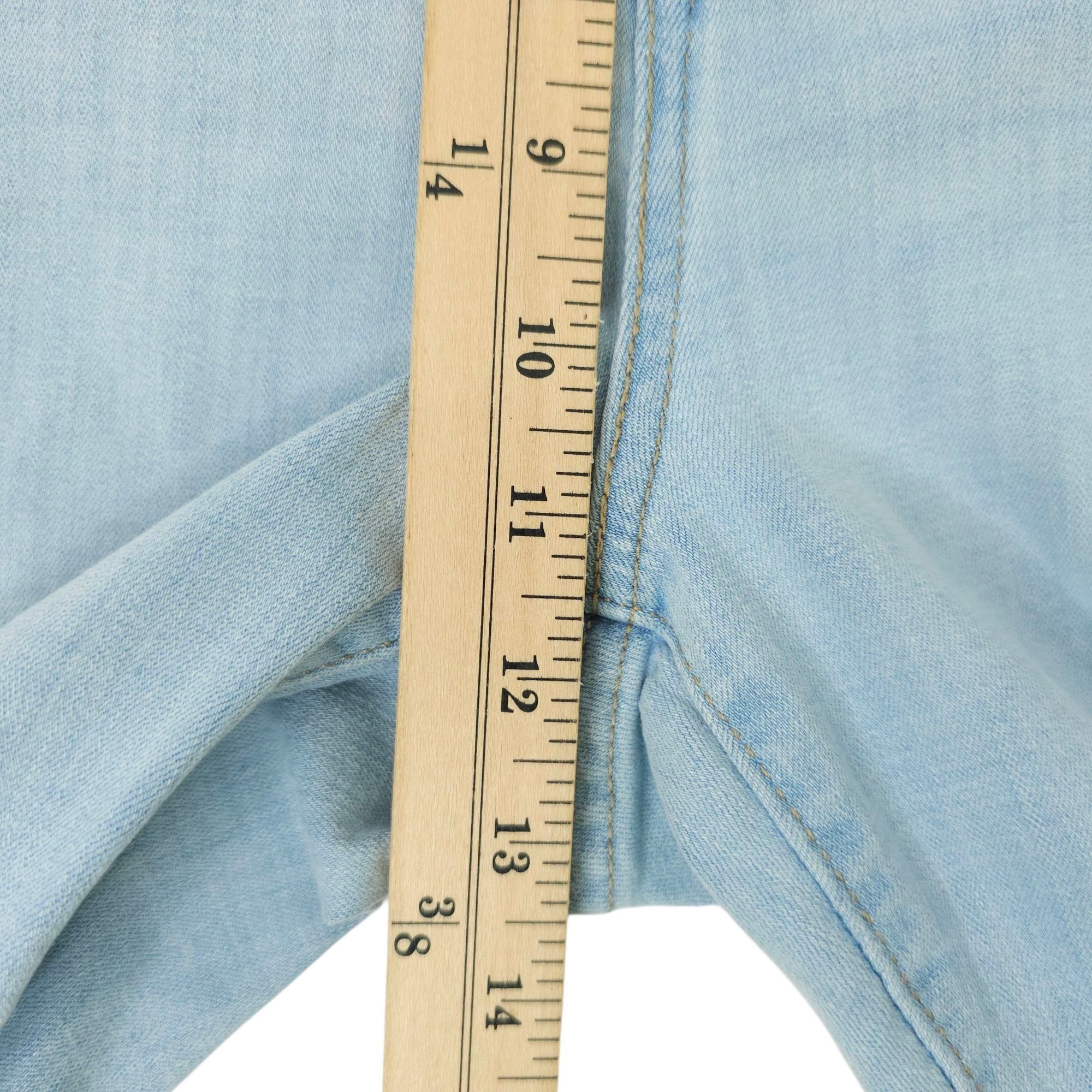 Levi's Levis 724 High Rise Straight Jeans Womens Size 20W Frayed He Size 39" - 14 Thumbnail