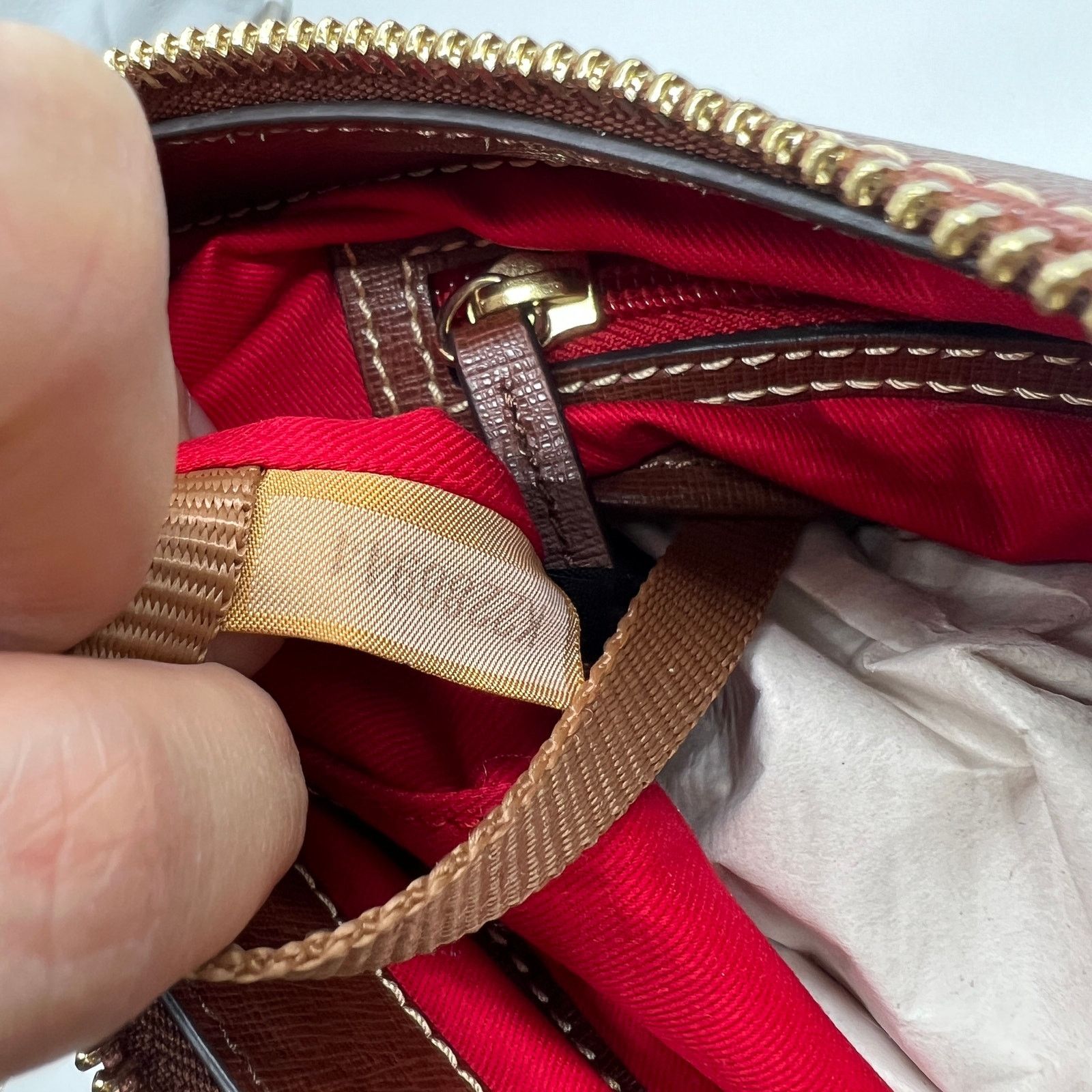 Dooney & Bourke Dooney & Bourke Handbags Saffiano Leather Hobo Bags Size ONE SIZE - 13 Thumbnail