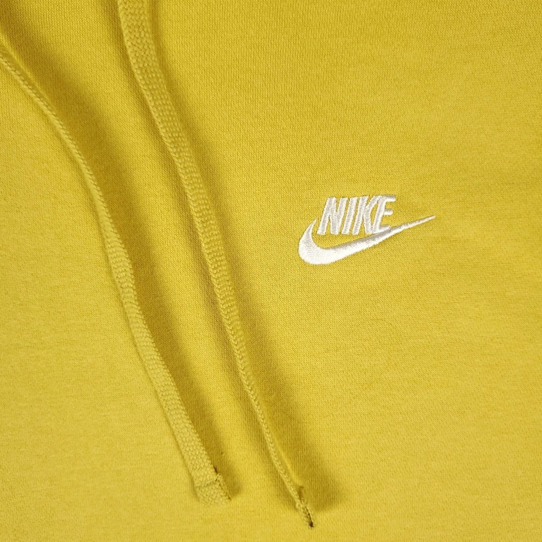 Nike Nike Hoodie Mens XL Yellow Swoosh Pullover Sweatshirt Crew Neck Long Sleeve Fleece Logo Vintage Modern Sports Nike Size US XL / EU 56 / 4 - 3 Thumbnail