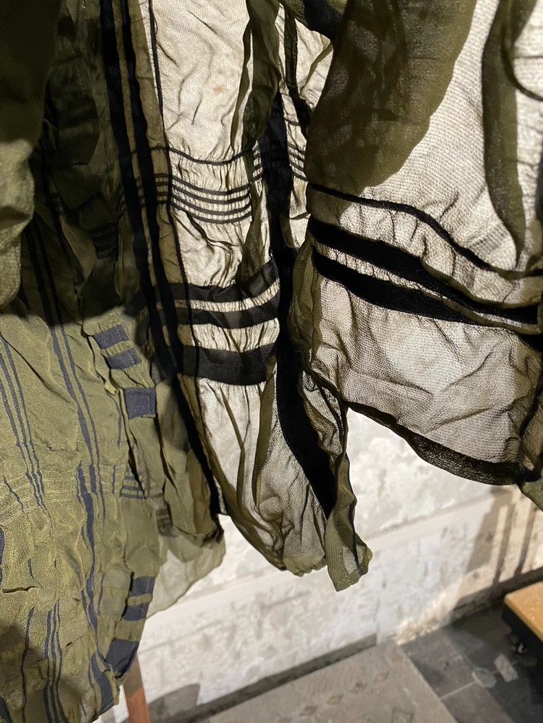 Y's Y's Irregular vest with dark green stripes vest Size US M / EU 48-50 / 2 - 7 Thumbnail