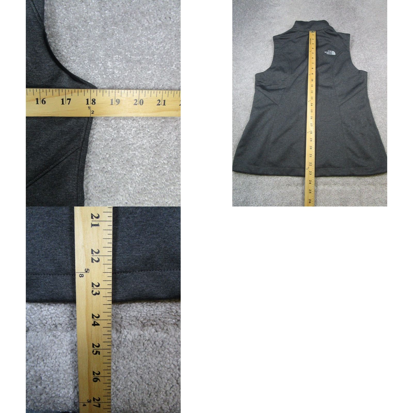 The North Face VINTAGE The North Face Ridgeline Ss Vest Mens Small Gray Hiking Full Zip New Logo Size US S / EU 44-46 / 1 - 8 Thumbnail