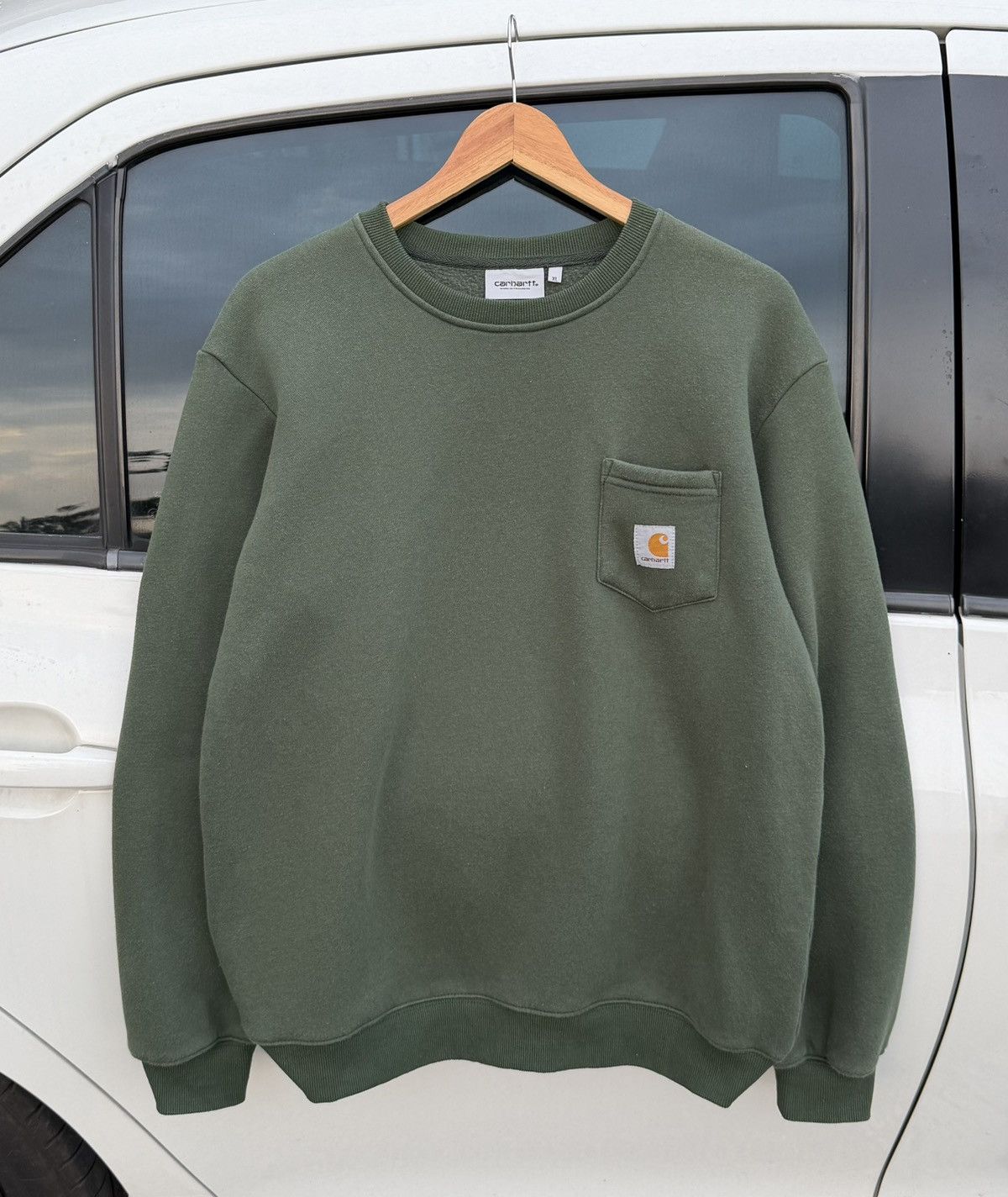 Carhartt Carhartt Pocket Crewneck Sweatshirt Size US XL / EU 56 / 4 - 5 Thumbnail