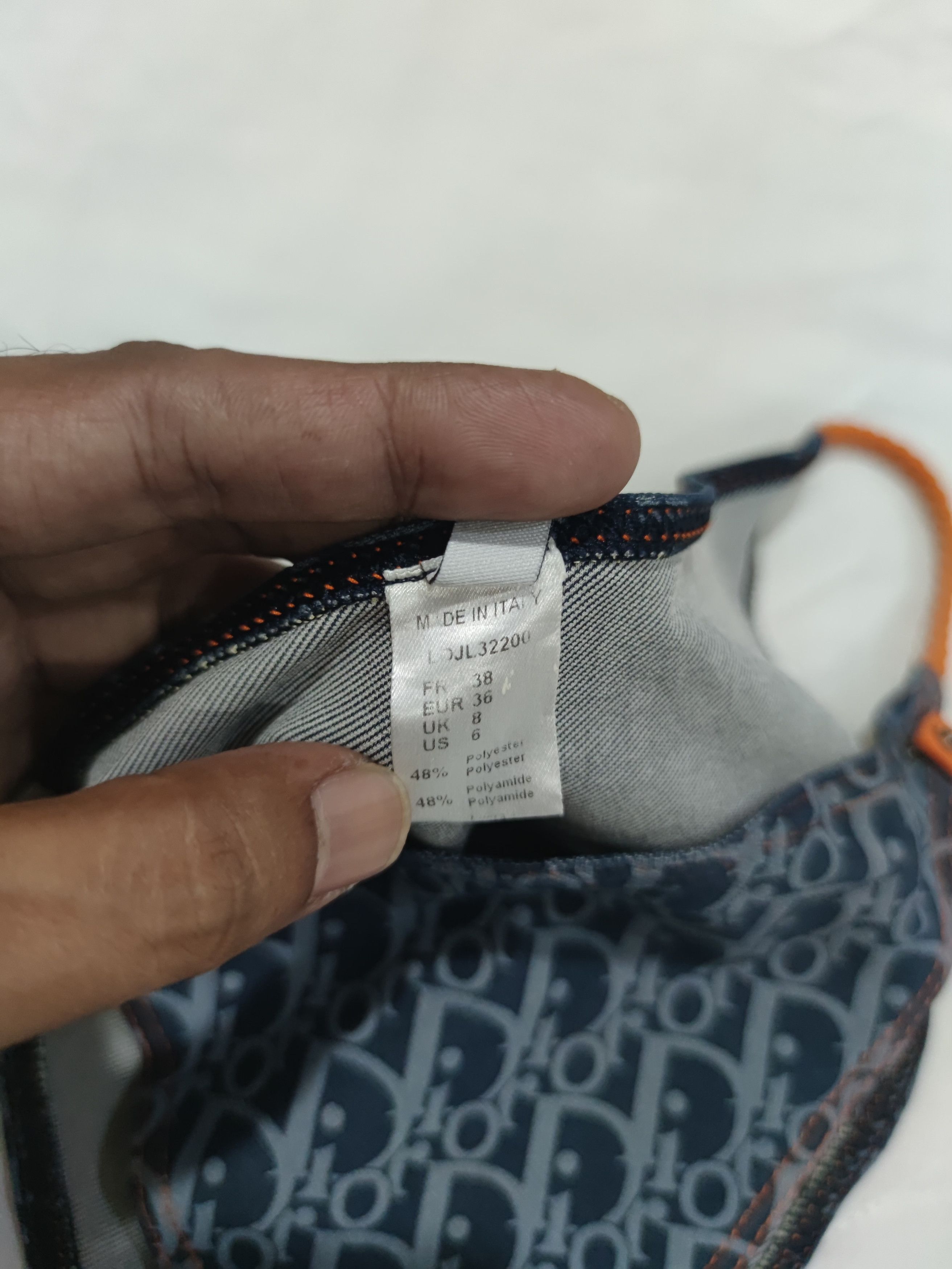 Dior Vintage Christian Dior Monogram Swim Bikini Bottom Cheeky Size ONE SIZE - 6 Thumbnail